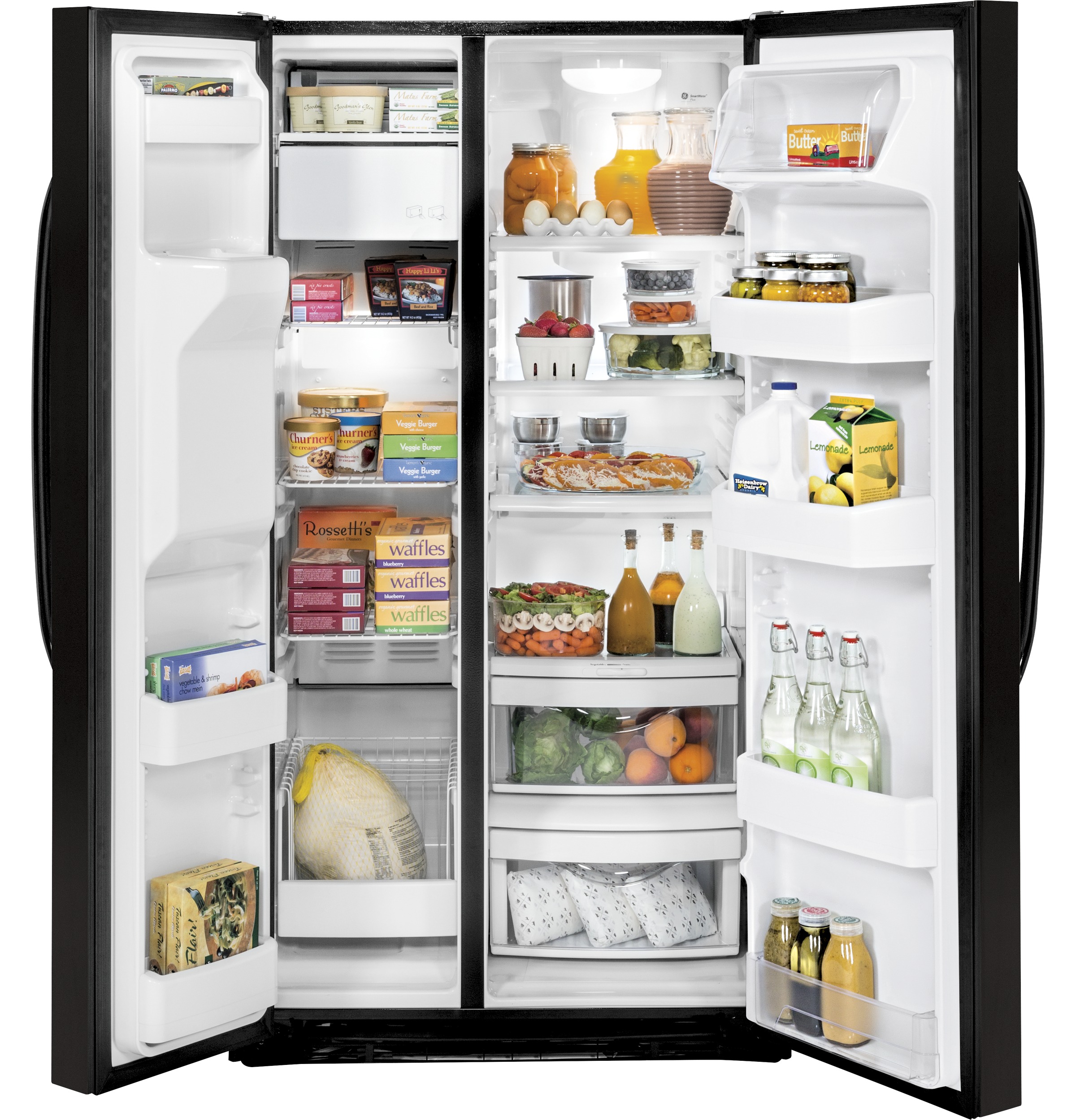 25.3 Cu. Ft. Side-by-Side Refrigerator HSS25ATHBB