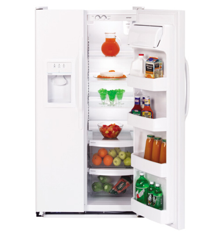 25.0 Cu. Ft. Capacity Side-By-Side Refrigerator HSS25GFPWW