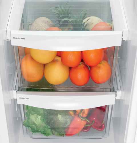 25.0 Cu. Ft. Side-By-Side Refrigerator with Dispenser HSS25GFTBB