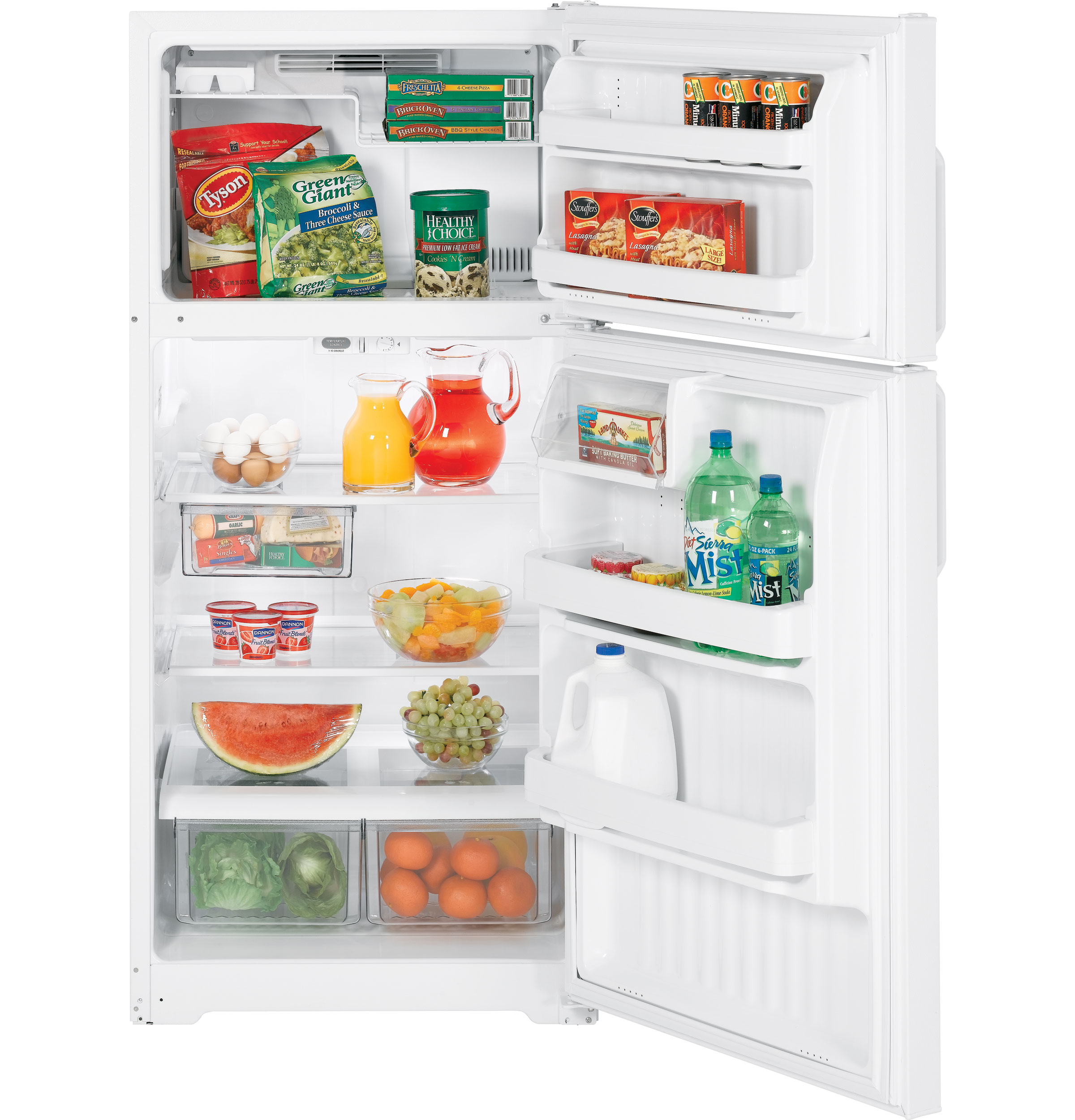16.5 Cu. Ft. Top-Freezer Refrigerator HTH17GBCWW