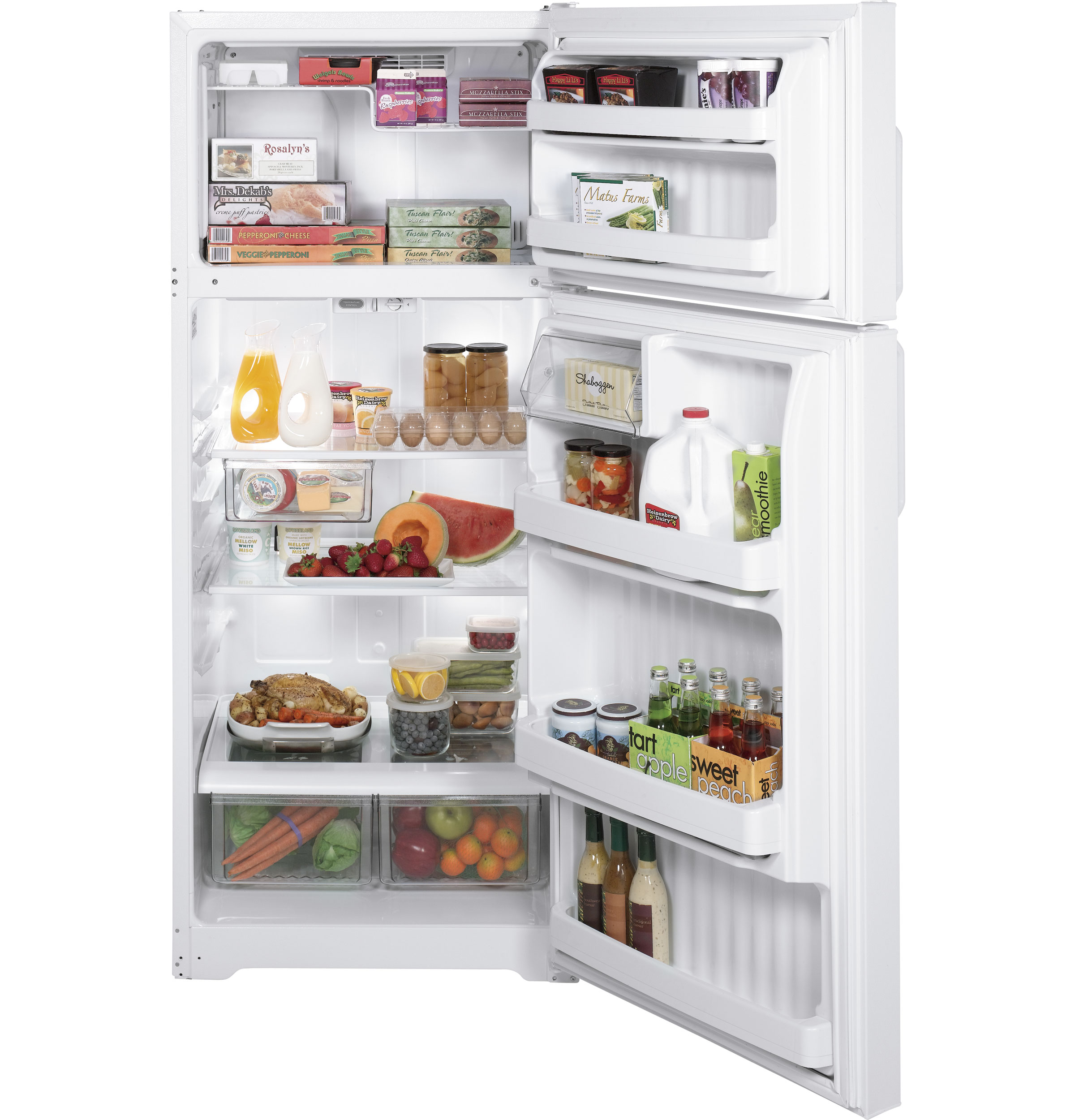 18.2 Cu. Ft. Top-Freezer Refrigerator HTH18GBTWW