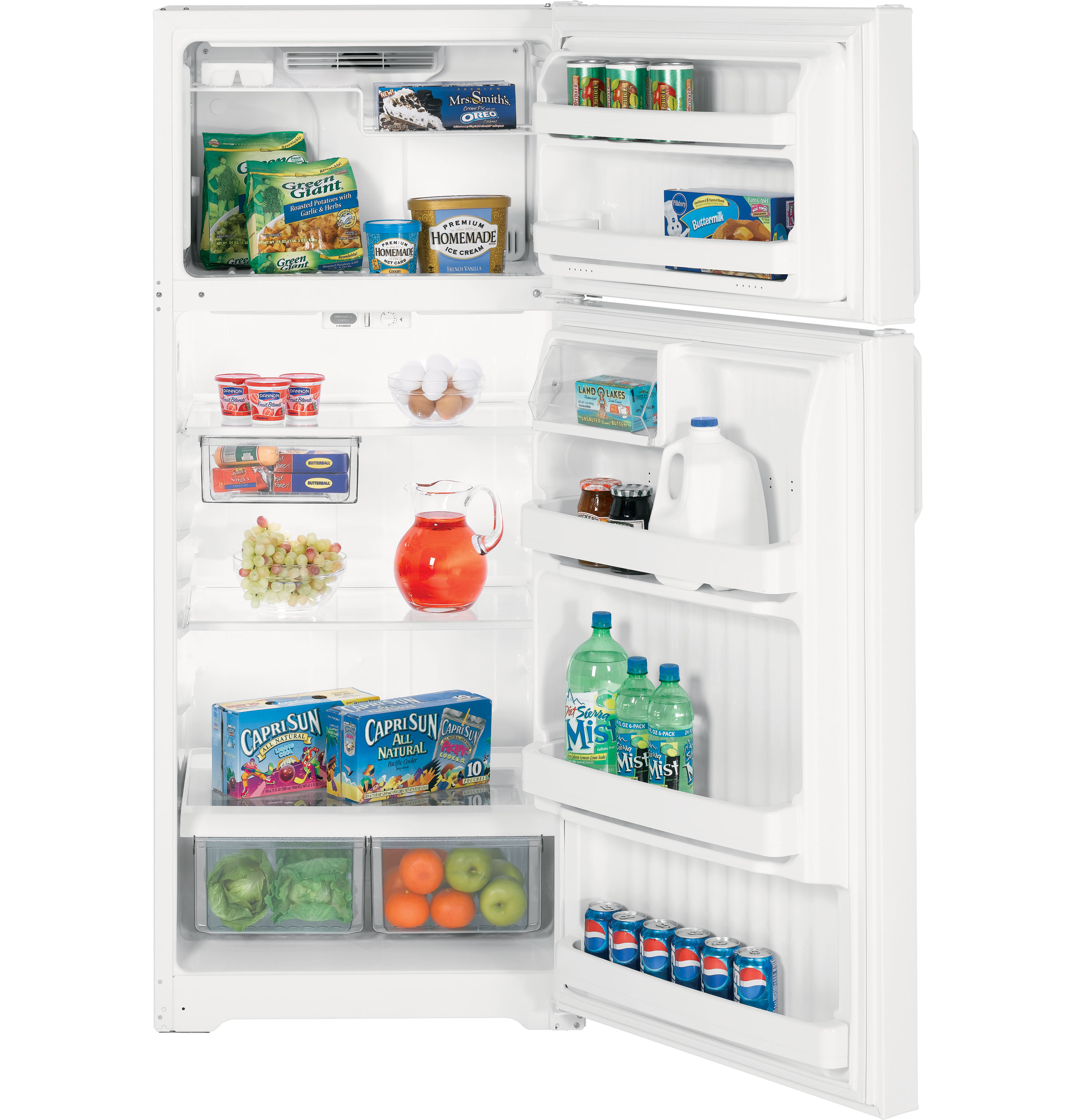 18.2 Cu. Ft. Top-Freezer Refrigerator HTH18GBTWW