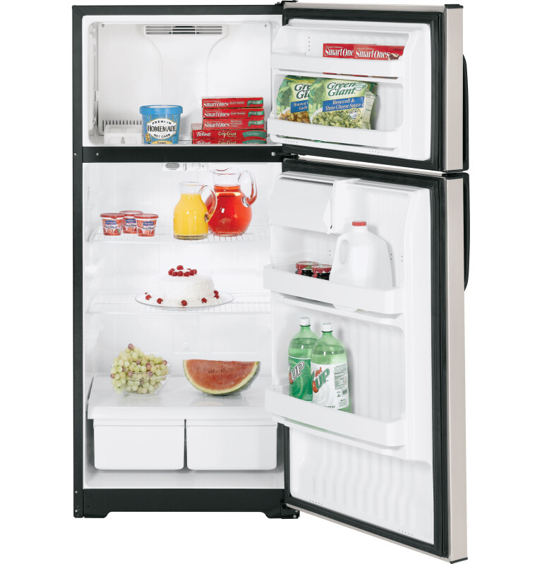 16.6 Cu. Ft. Top-Freezer Refrigerator HTM17BBSSA
