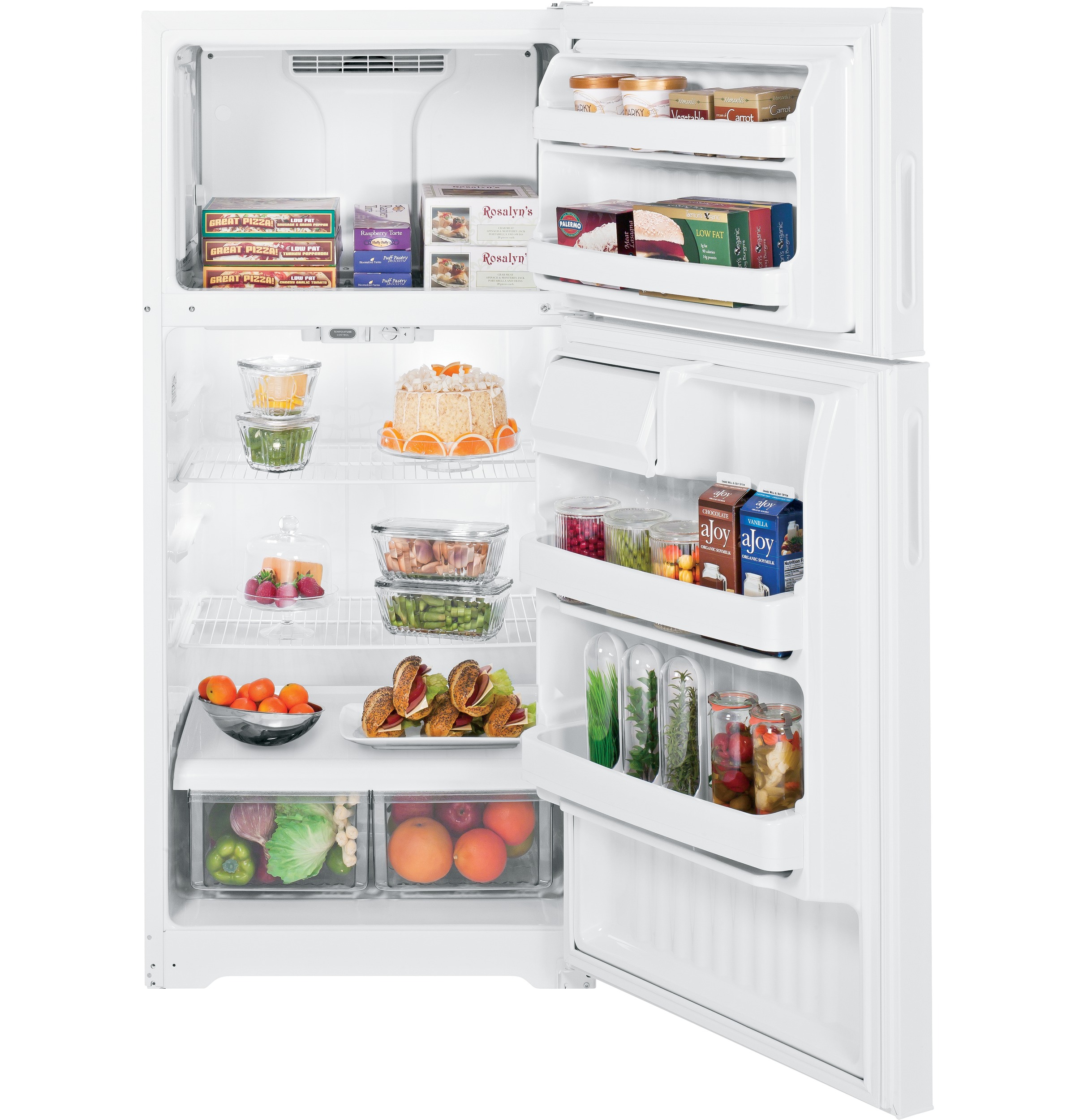 15.6 Cu. Ft. Top-Freezer Refrigerator HTN16BBEWW