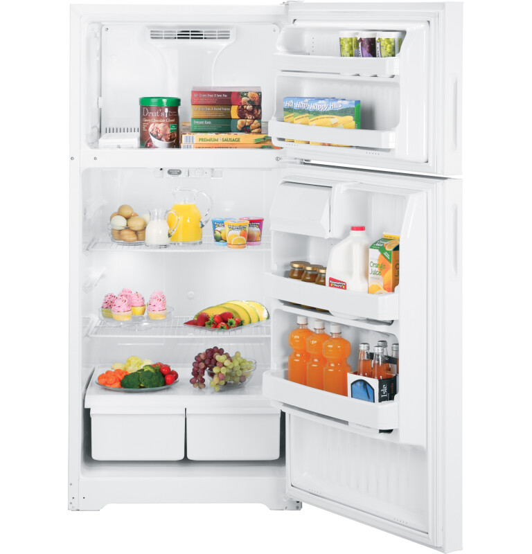 15.5 Cu. Ft. Top-Freezer Refrigerator HTN16BBXWW