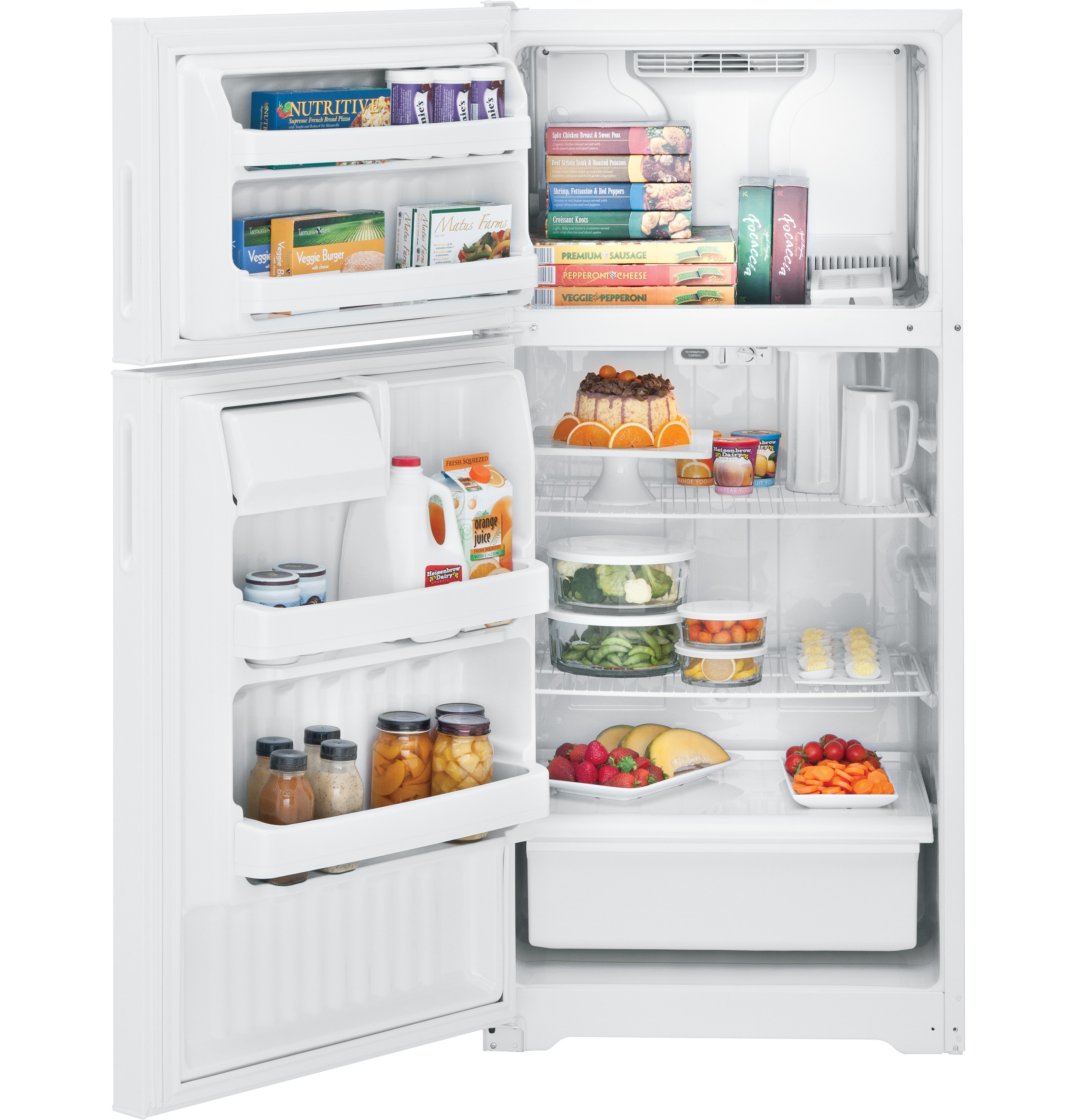 15.6 Cu. Ft. Top-Freezer Refrigerator HTR16ABSLWW