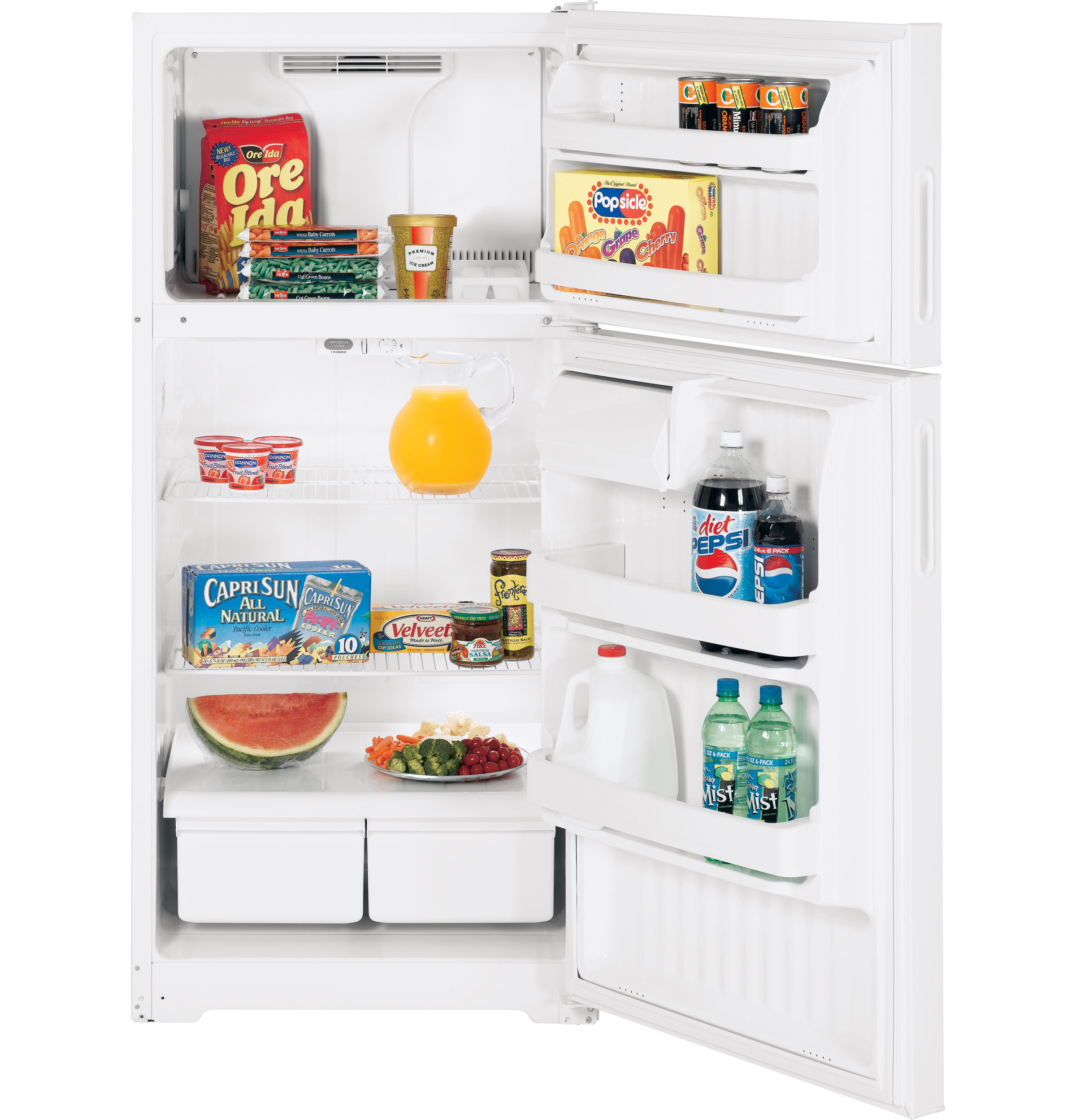 16.6 Cu. Ft. Top-Freezer Refrigerator HTR17BBSRWW