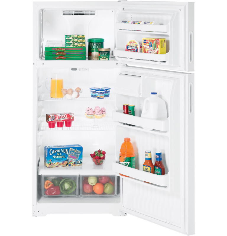 16.6 Cu. Ft. Top-Freezer Refrigerator HTR17DBSWW
