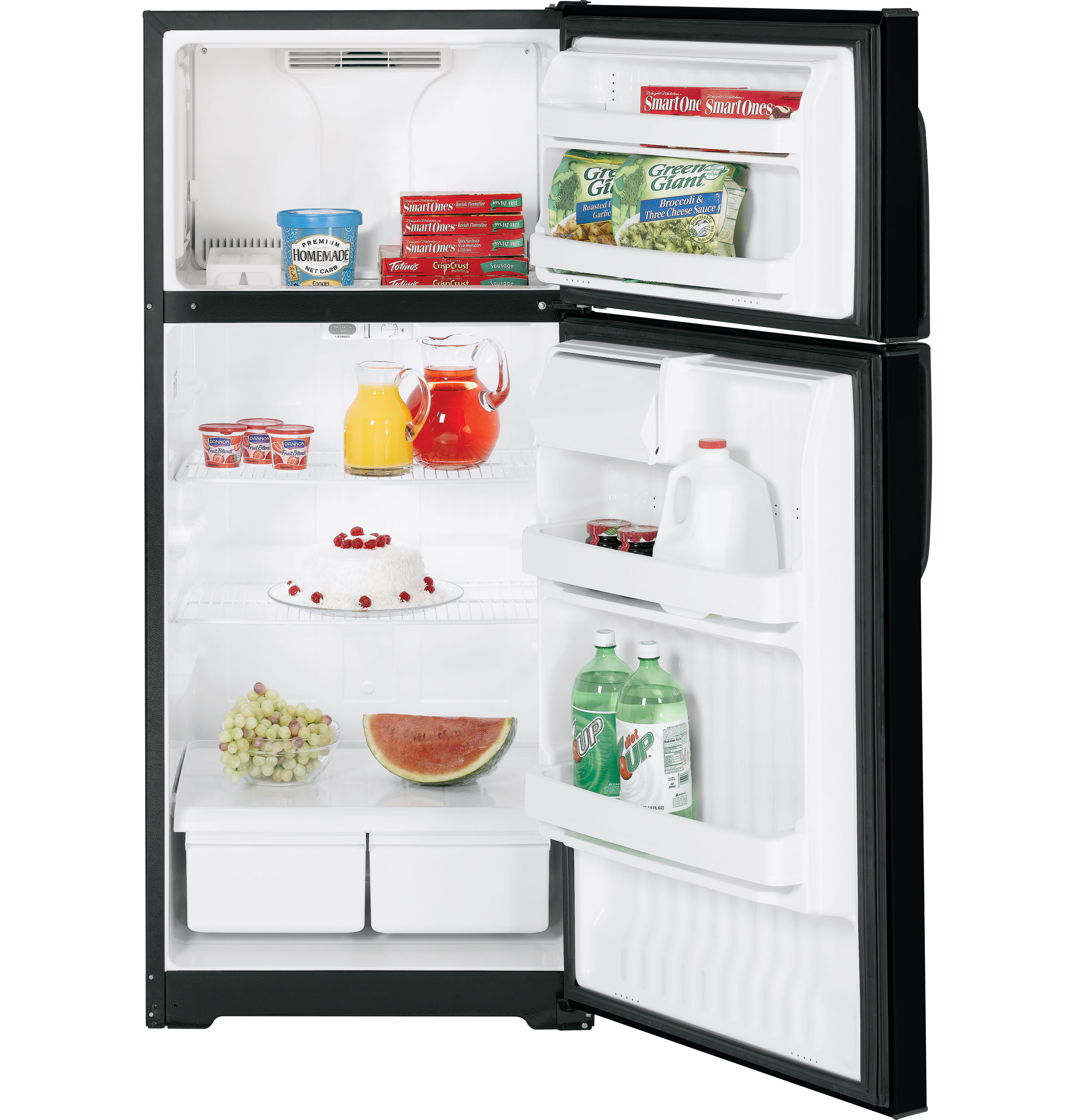 16.6 Cu. Ft. Top-Freezer Refrigerator HTS17BBSRBB