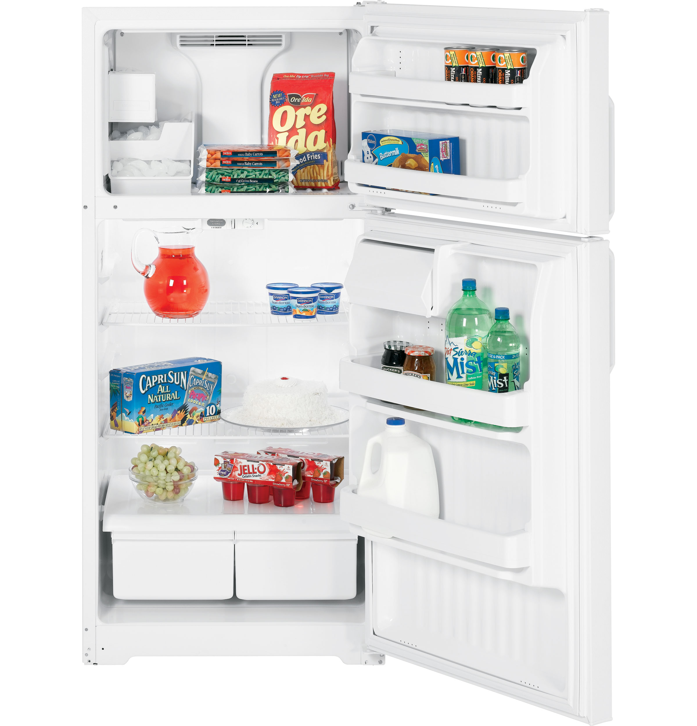 16.6 Cu. Ft. Top-Freezer Refrigerator HTS17BCSLWW