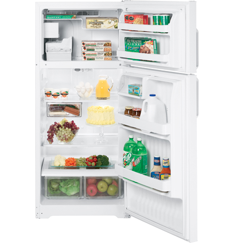16.6 Cu. Ft. Top-Freezer Refrigerator with Icemaker HTS17GCSWW