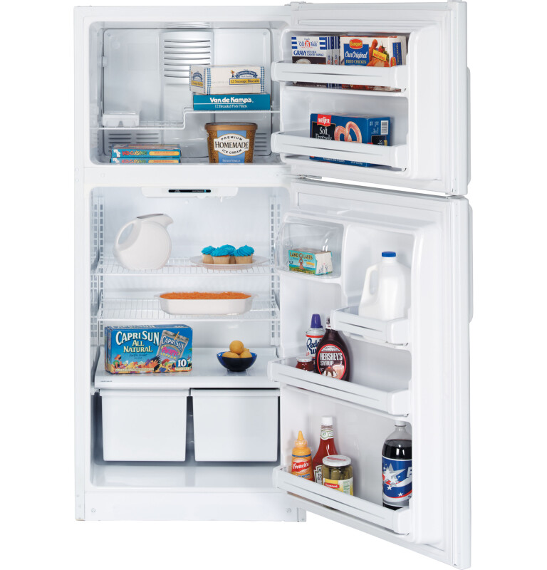 18.0 Cu. Ft. Top-Freezer Refrigerator HTS18BBPLWW