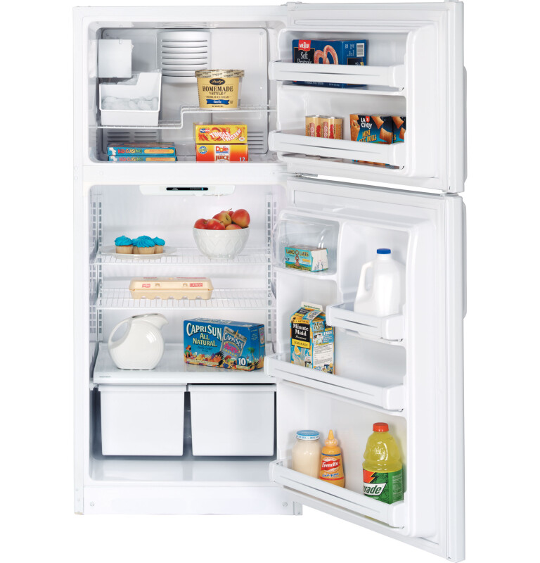 18.0 Cu. Ft. Top-Freezer Refrigerator HTS18BCPLWW