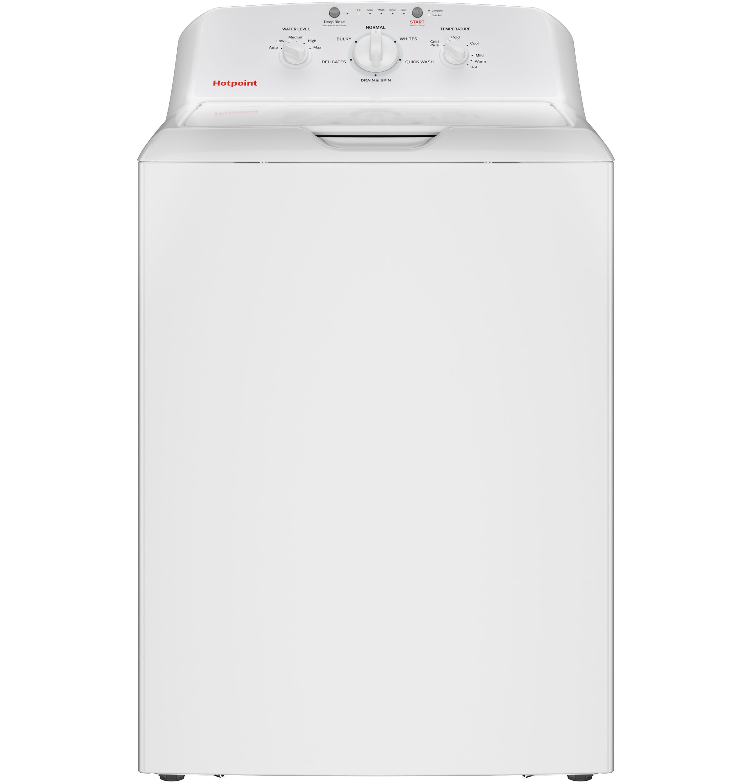 Hotpoint® 4.0 cu. ft. Capacity Washer with Stainless Steel Basket,Cold Plus and Water Level Control HTW265ASWWW