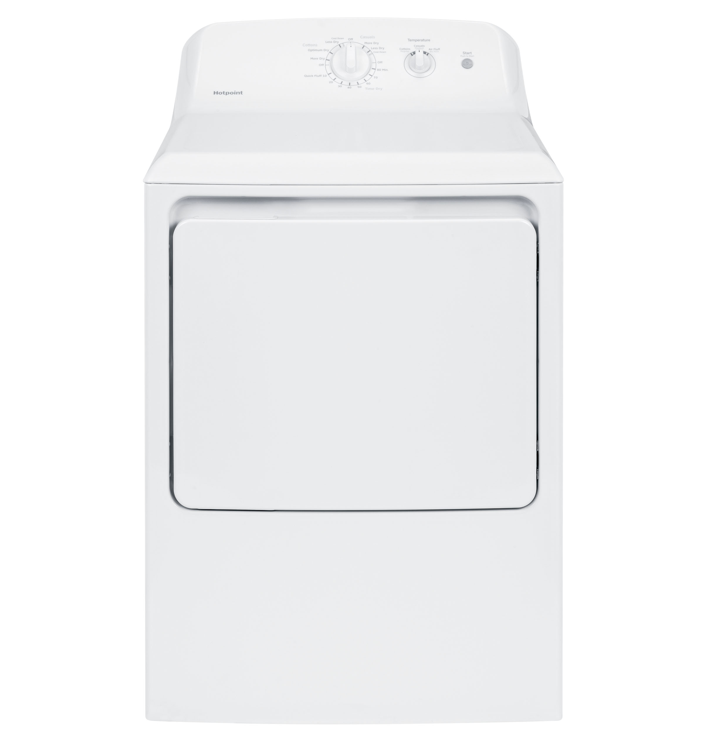 6.2 cu. ft. capacity aluminized alloy electric dryer HTX21EASKWW
