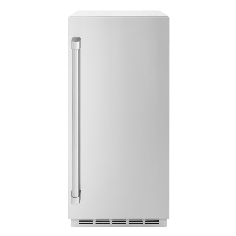 ZLINE 15 in. Touchstone Gourmet Ice Maker with Drain Pump and Solid Stainless Steel Door (IGMD-ST-15) IGMDST15