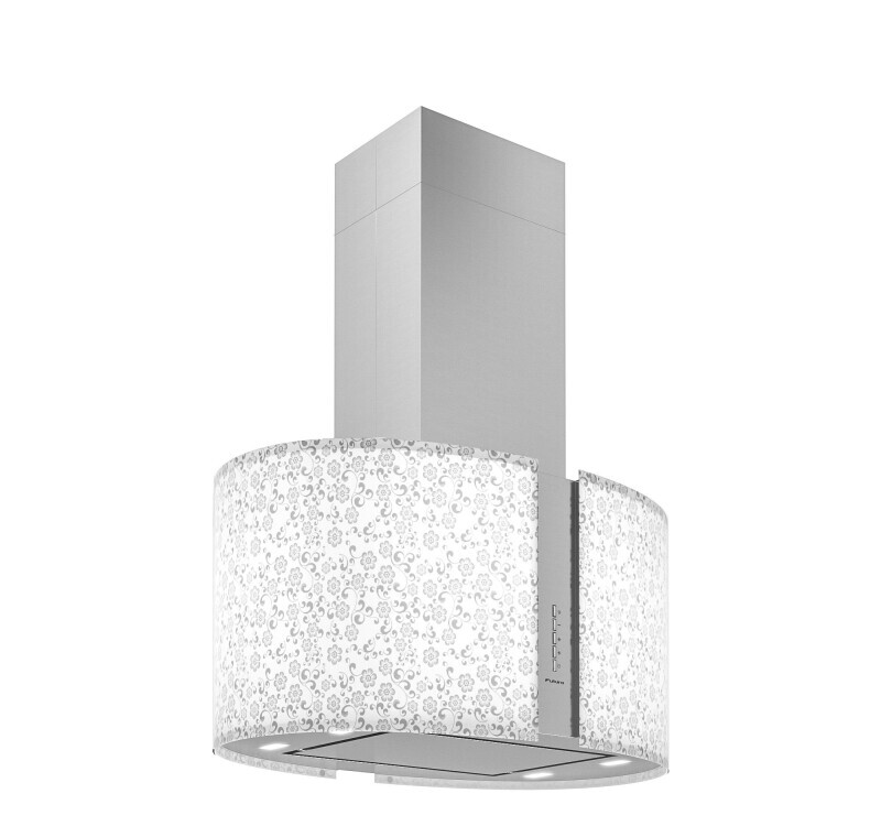 27″ Murano Mayflower LED Island Range Hood IS27MURMAYFLOWERLED