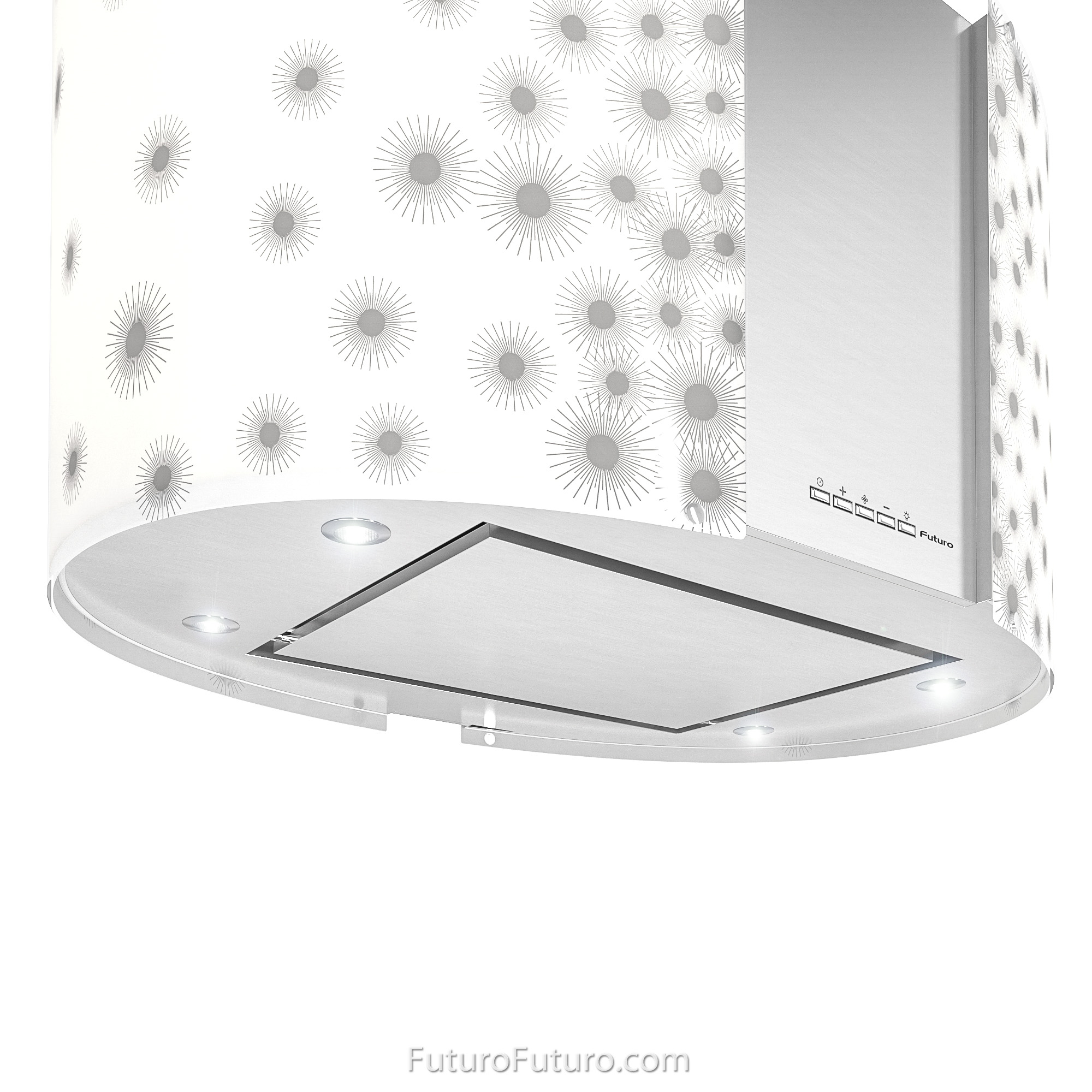 27″ Murano Orion LED Island Range Hood IS27MURORIONLED