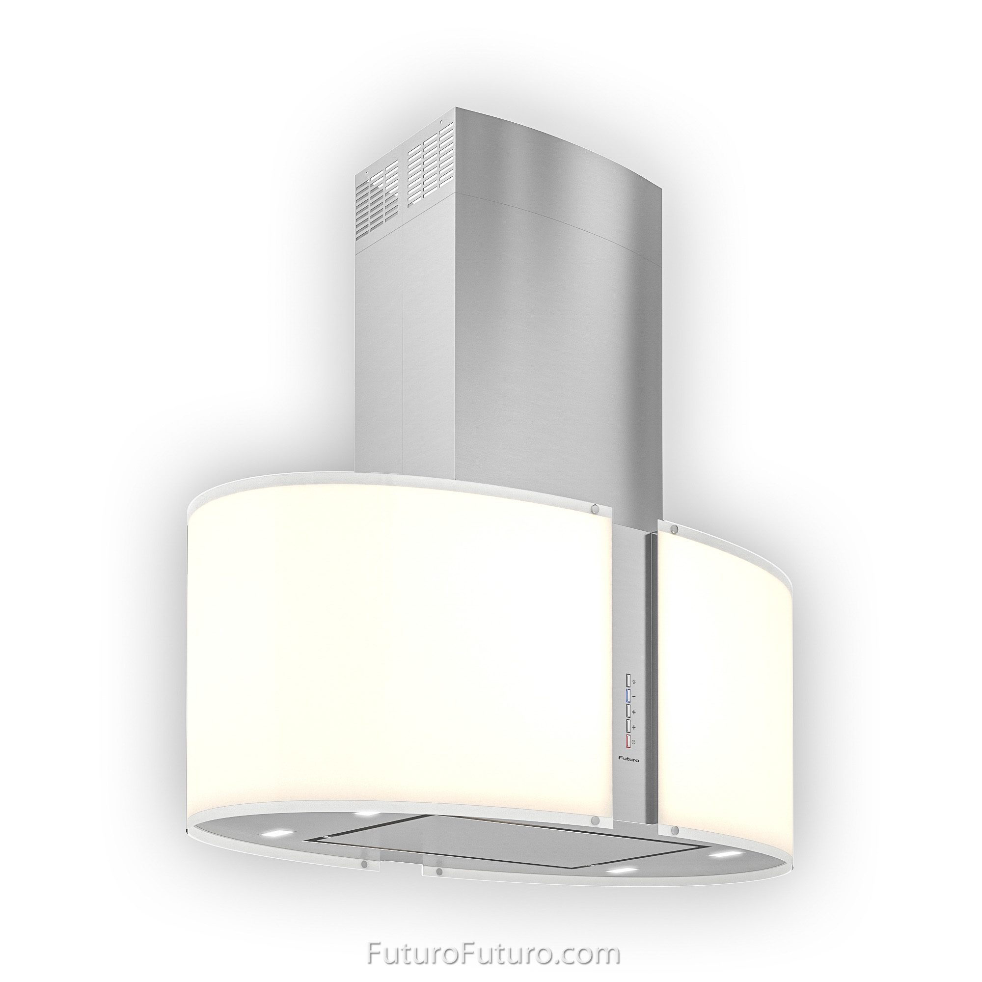 34″ Murano Glow LED Island Range Hood IS34MURGLOWLED