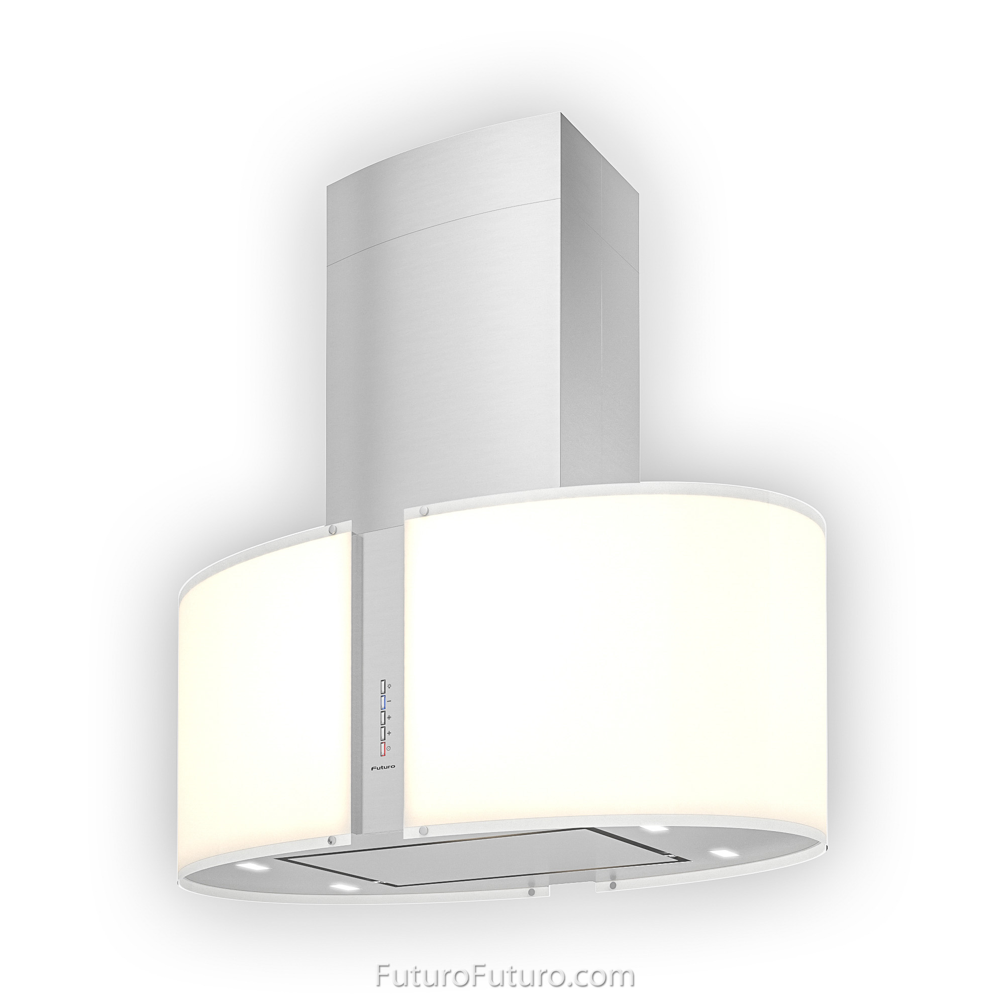 34″ Murano Glow LED Island Range Hood IS34MURGLOWLED