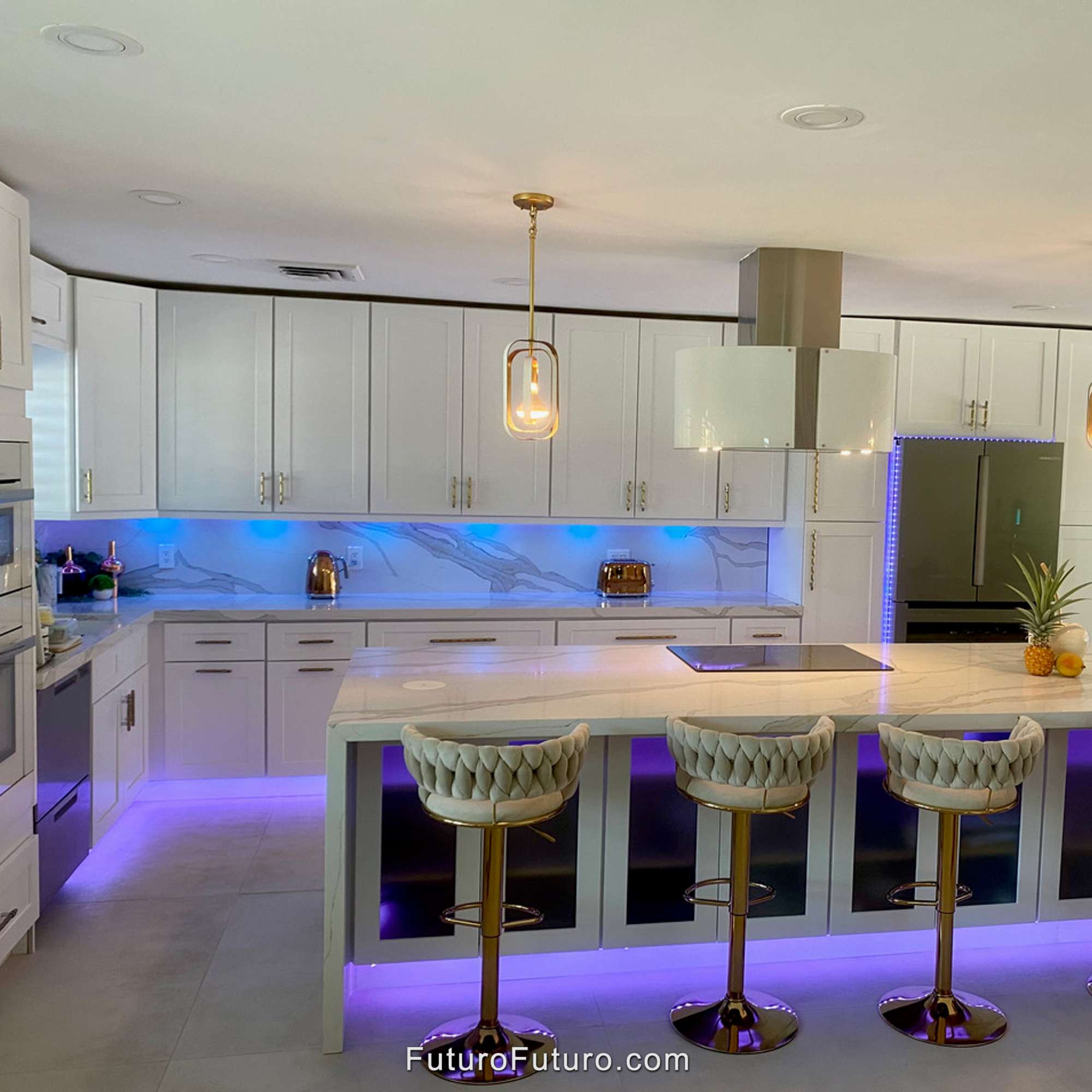 34″ Murano Glow LED Island Range Hood IS34MURGLOWLED