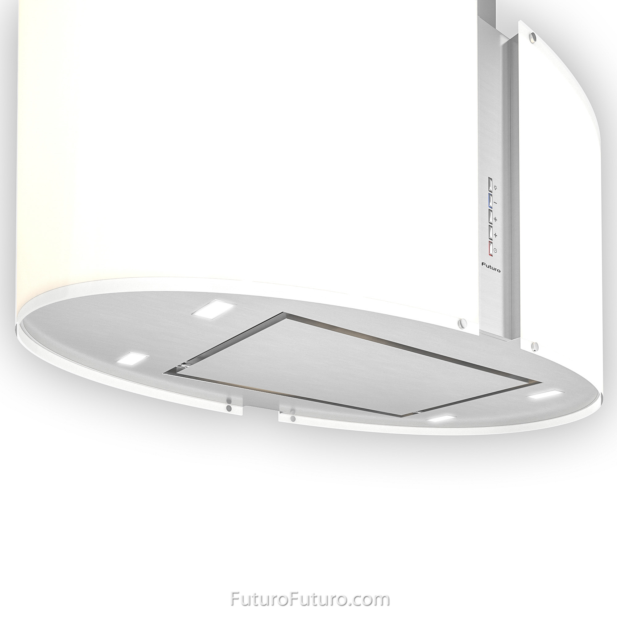 34″ Murano Glow LED Island Range Hood IS34MURGLOWLED