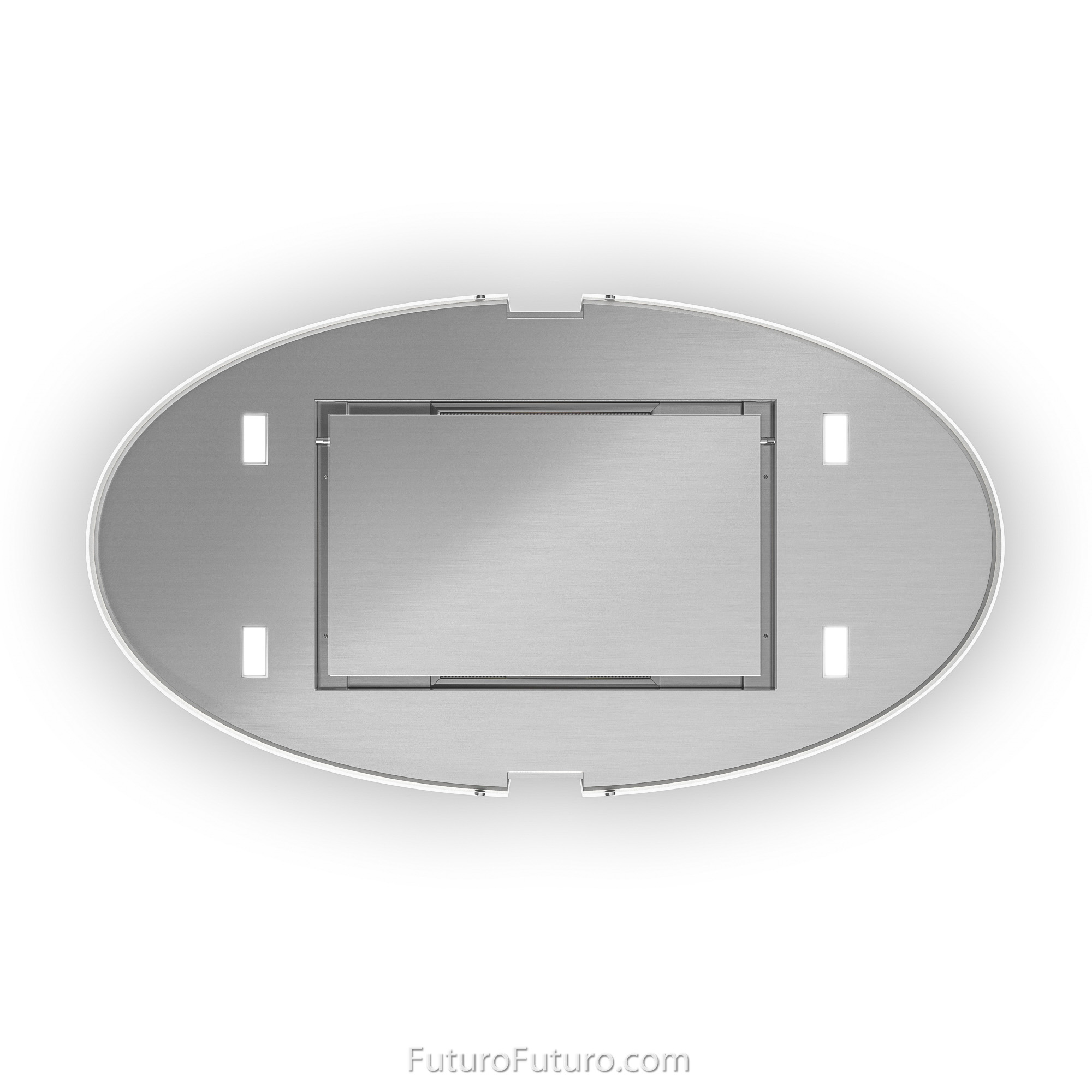 34″ Murano Glow LED Island Range Hood IS34MURGLOWLED