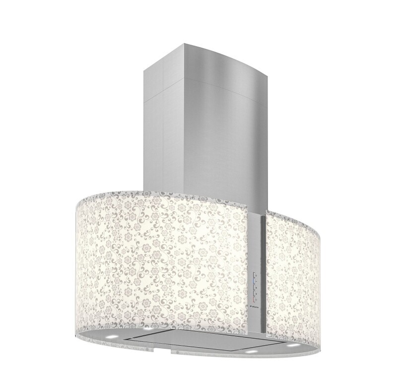 34″ Murano Mayflower LED Island Range Hood IS34MURMAYFLOWERLED
