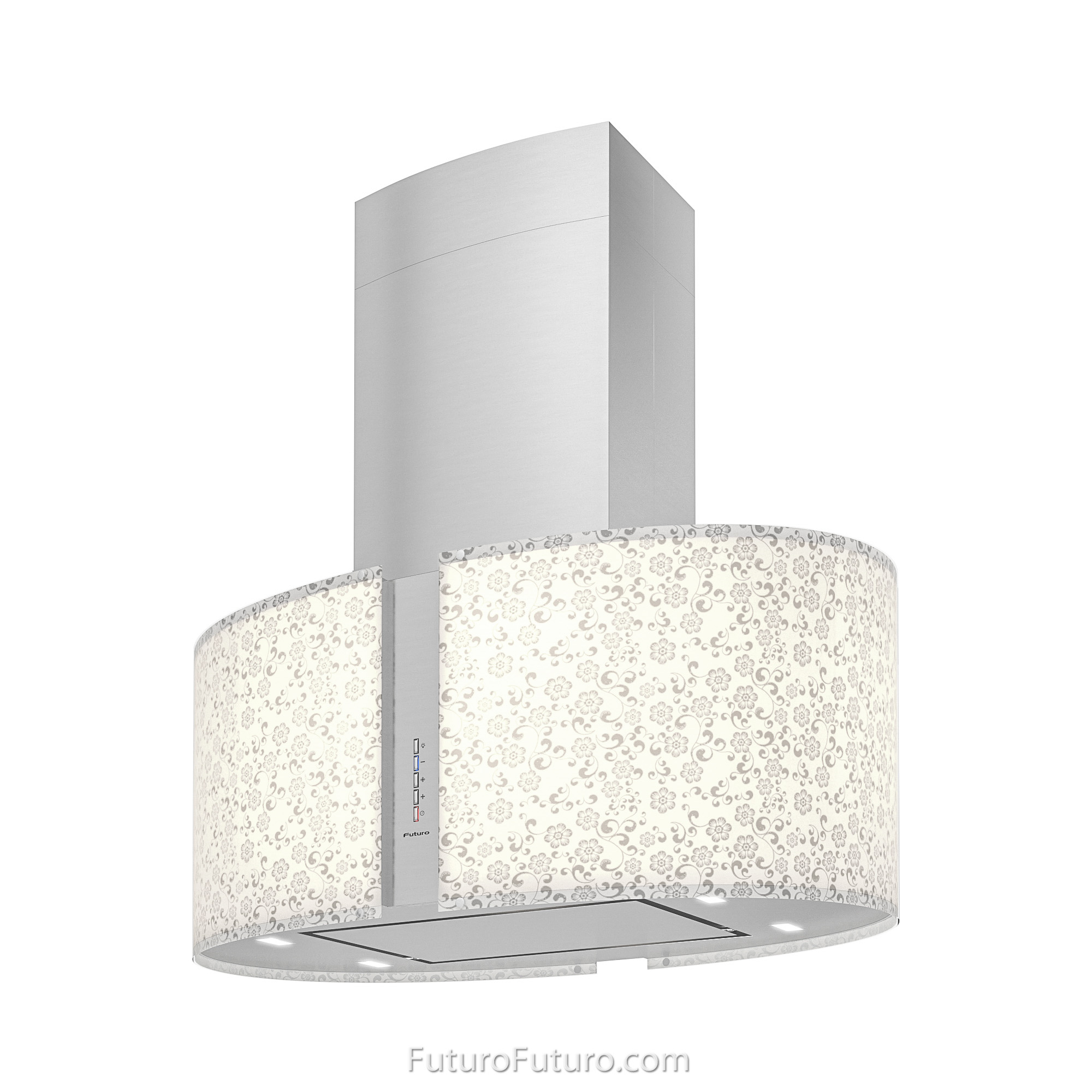 34″ Murano Mayflower LED Island Range Hood IS34MURMAYFLOWERLED