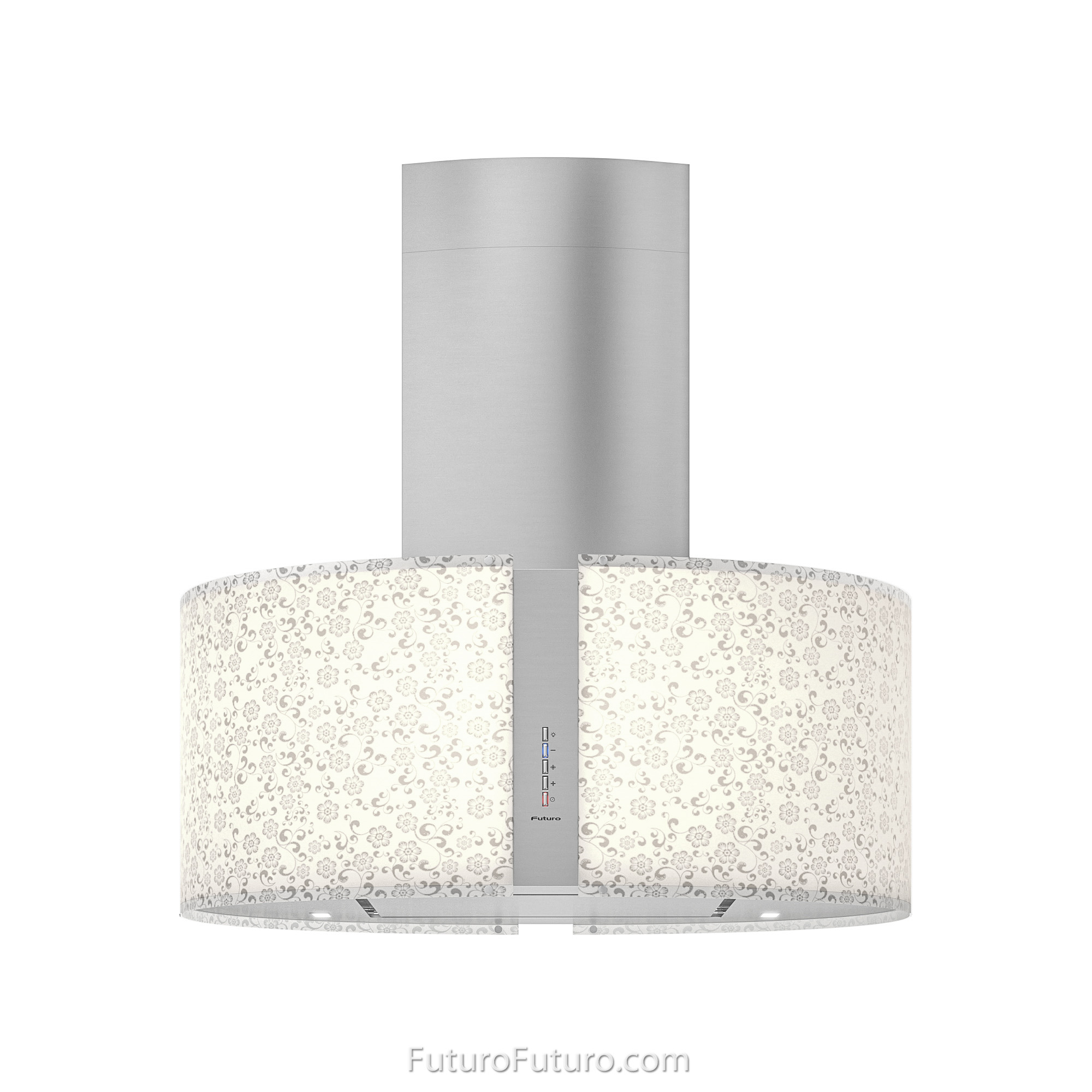 34″ Murano Mayflower LED Island Range Hood IS34MURMAYFLOWERLED