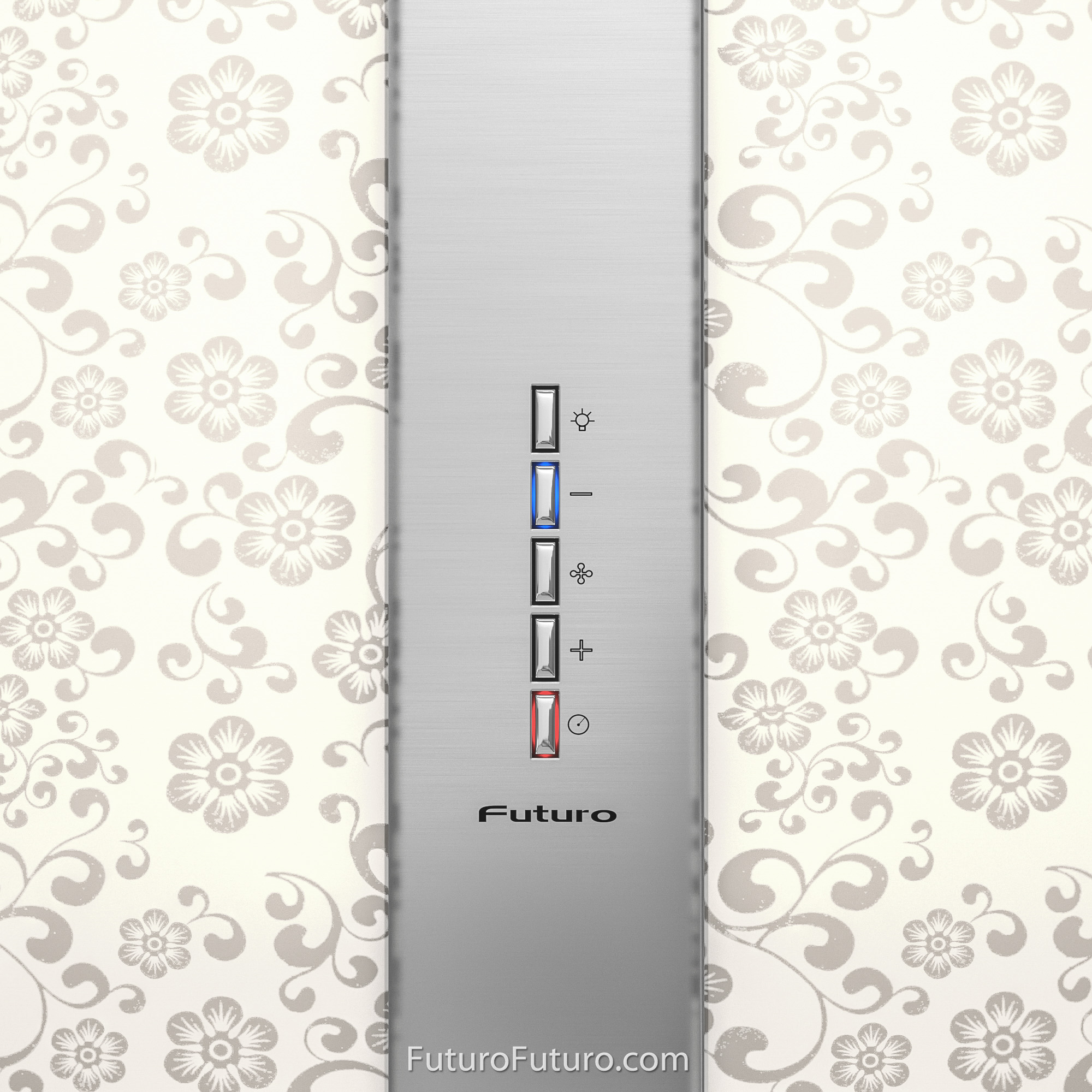 34″ Murano Mayflower LED Island Range Hood IS34MURMAYFLOWERLED