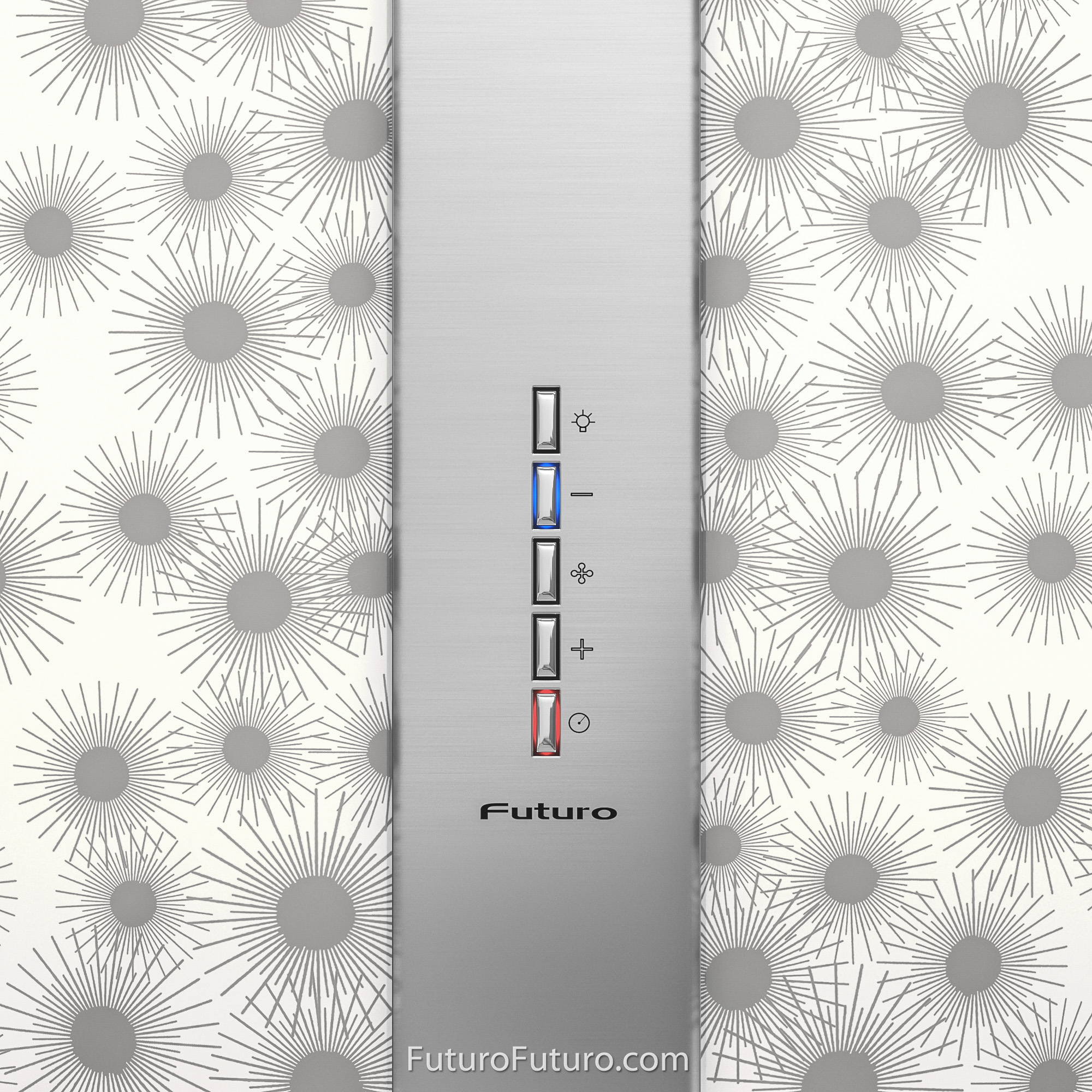 34″ Murano Orion LED Island Range Hood IS34MURORIONLED