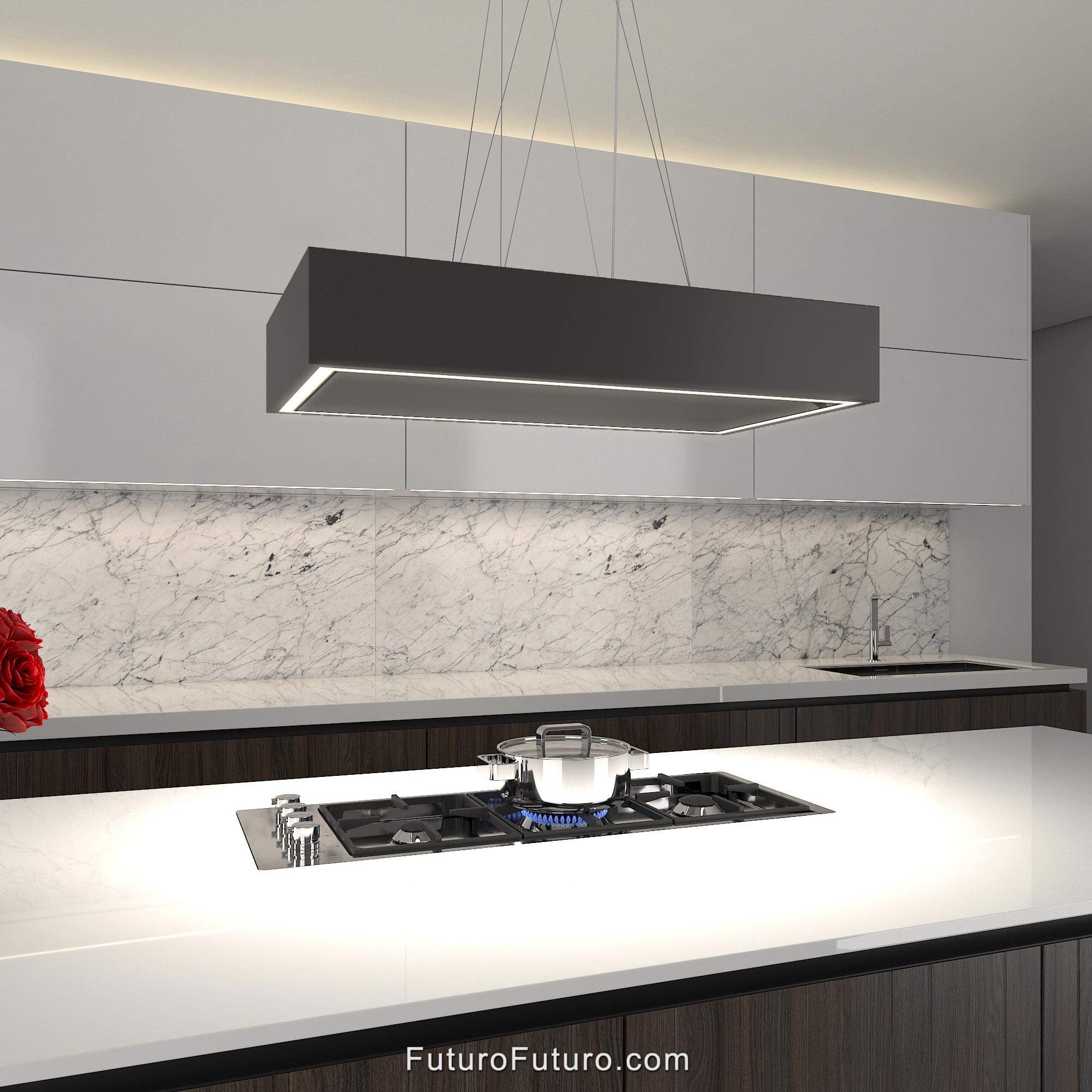 36″ Balance Charcoal Island Range Hood IS36BALANCECHR