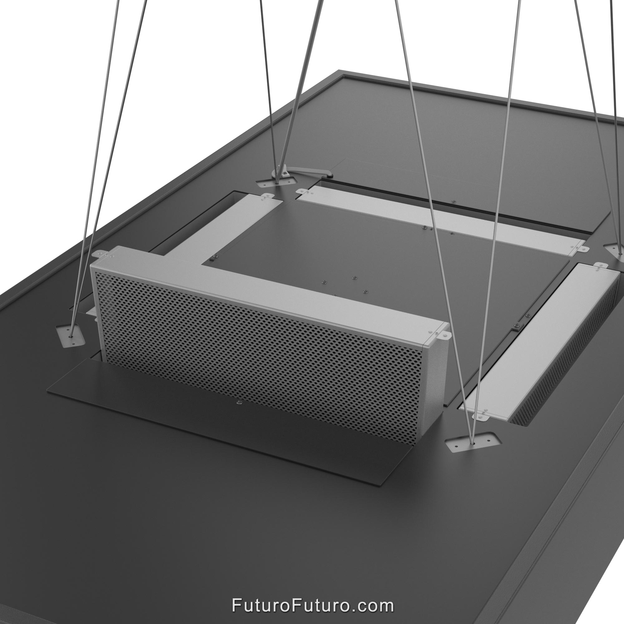 36″ Balance Charcoal Island Range Hood IS36BALANCECHR