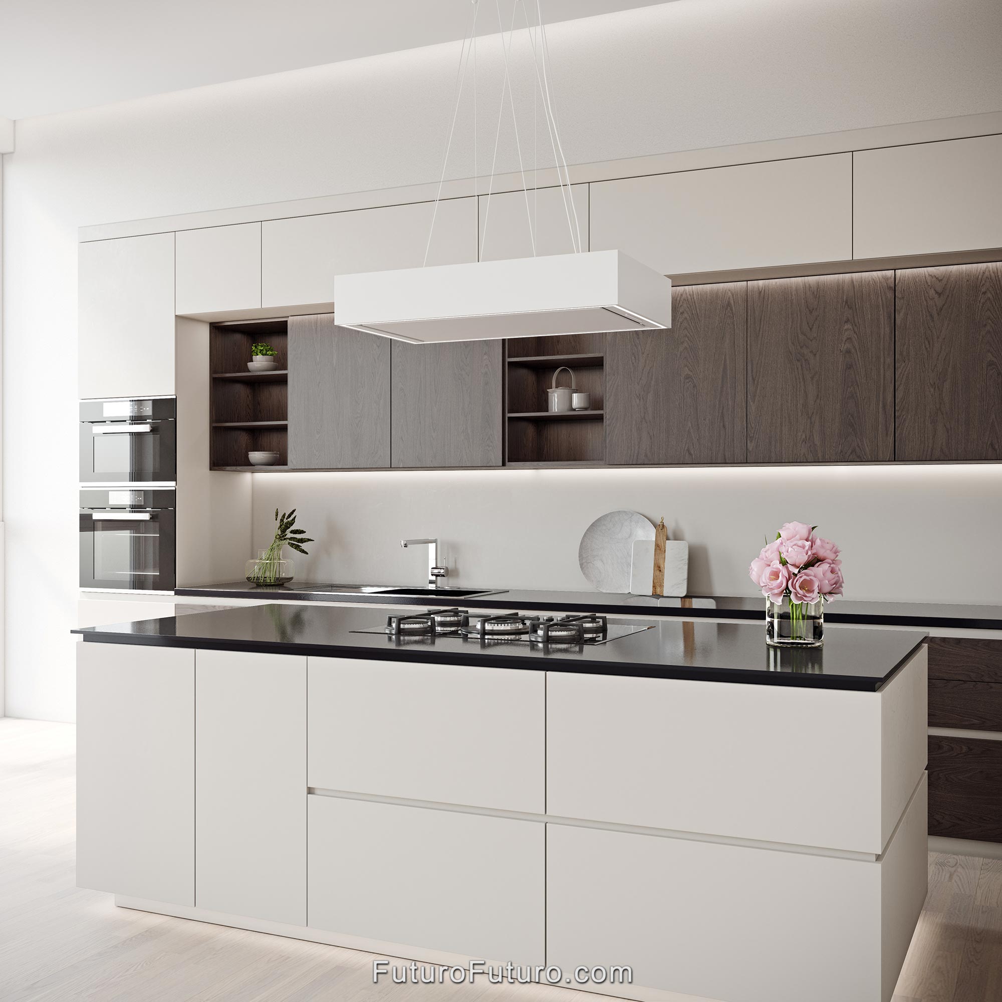 36″ Balance White Island Range Hood IS36BALANCEWHT