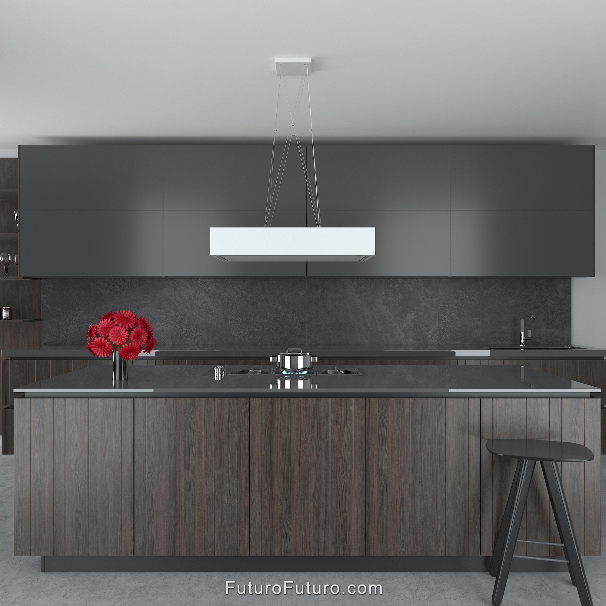 36″ Balance White Island Range Hood IS36BALANCEWHT