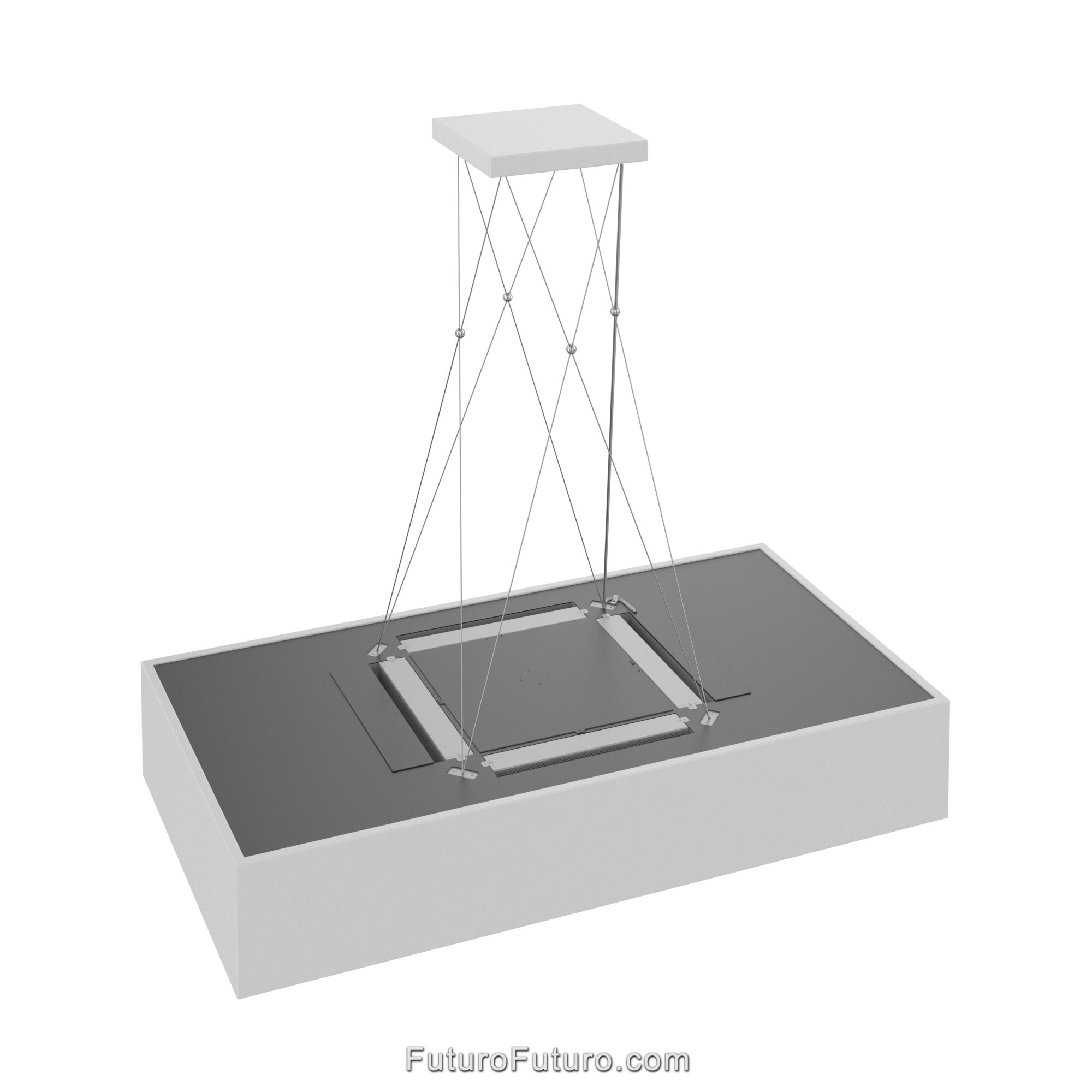 36″ Balance White Island Range Hood IS36BALANCEWHT