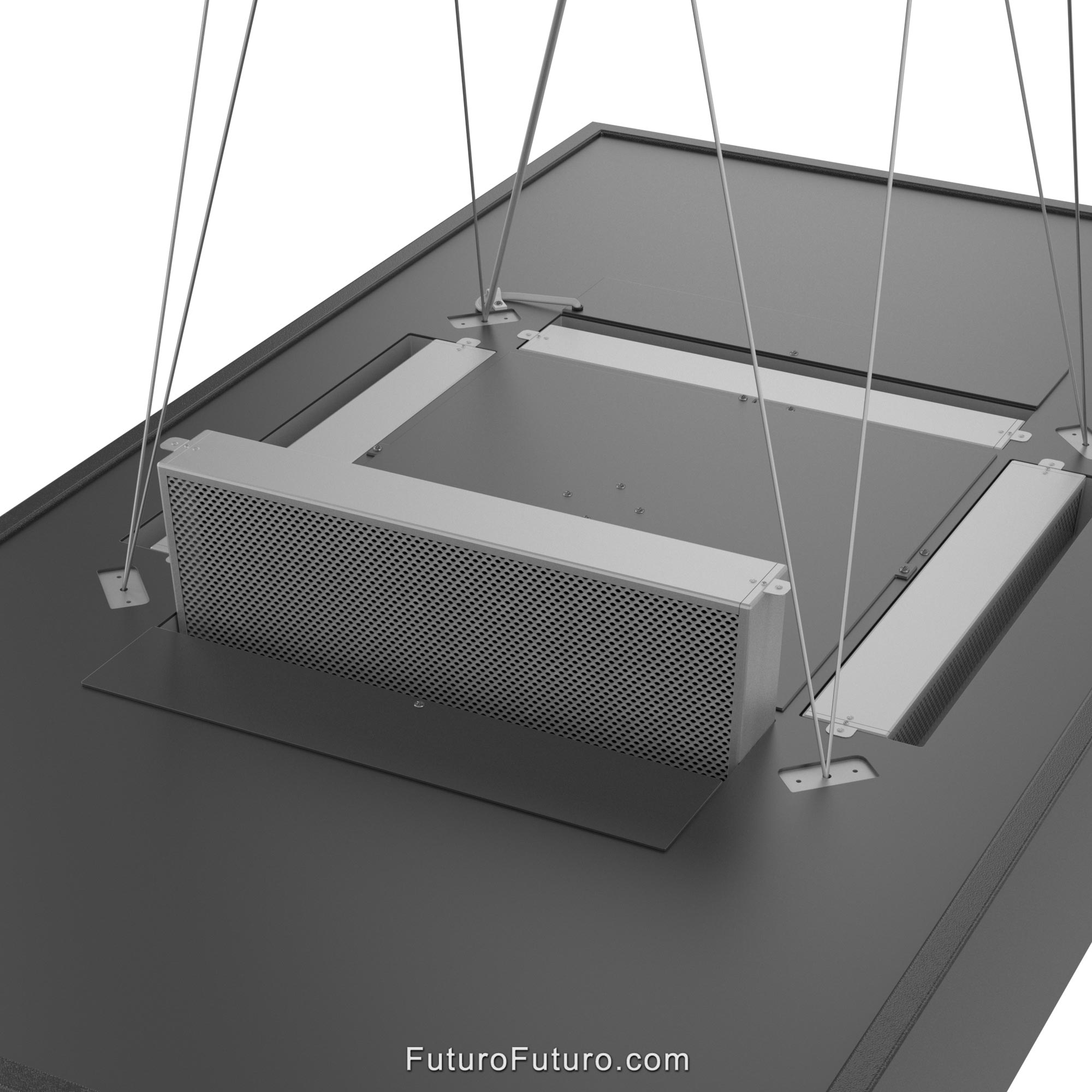 36″ Balance White Island Range Hood IS36BALANCEWHT