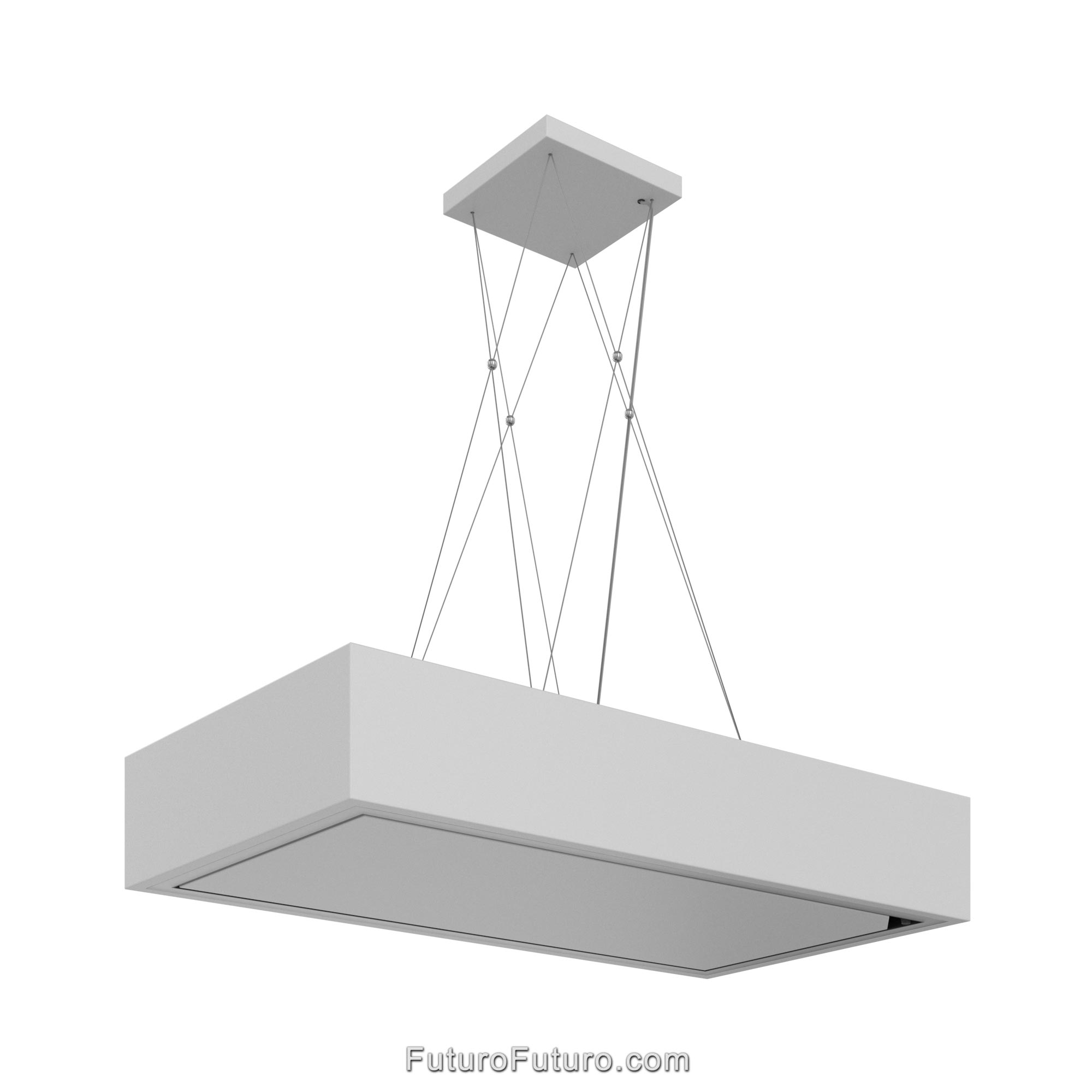 36″ Balance White Island Range Hood IS36BALANCEWHT