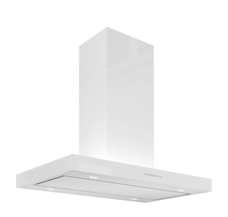 36″ Minimal White Island Range Hood IS36MINIMALWHT