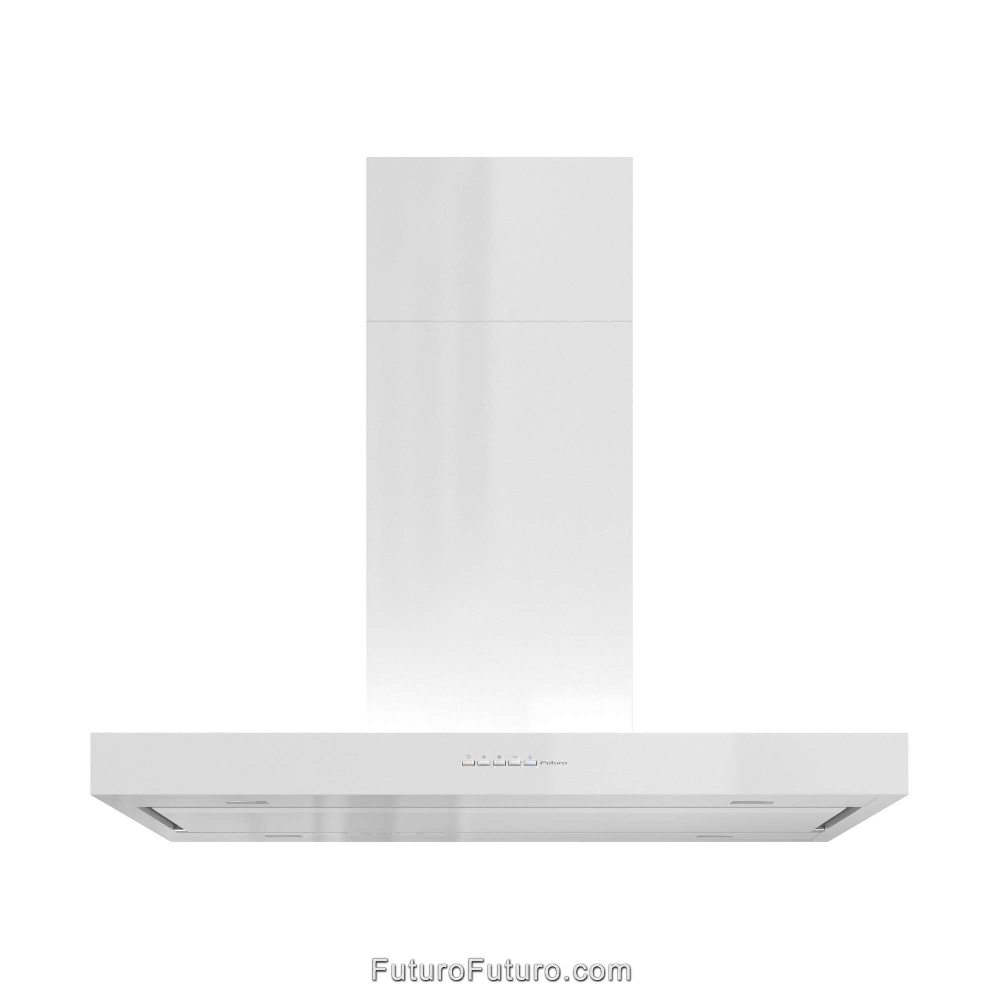 36″ Minimal White Island Range Hood IS36MINIMALWHT