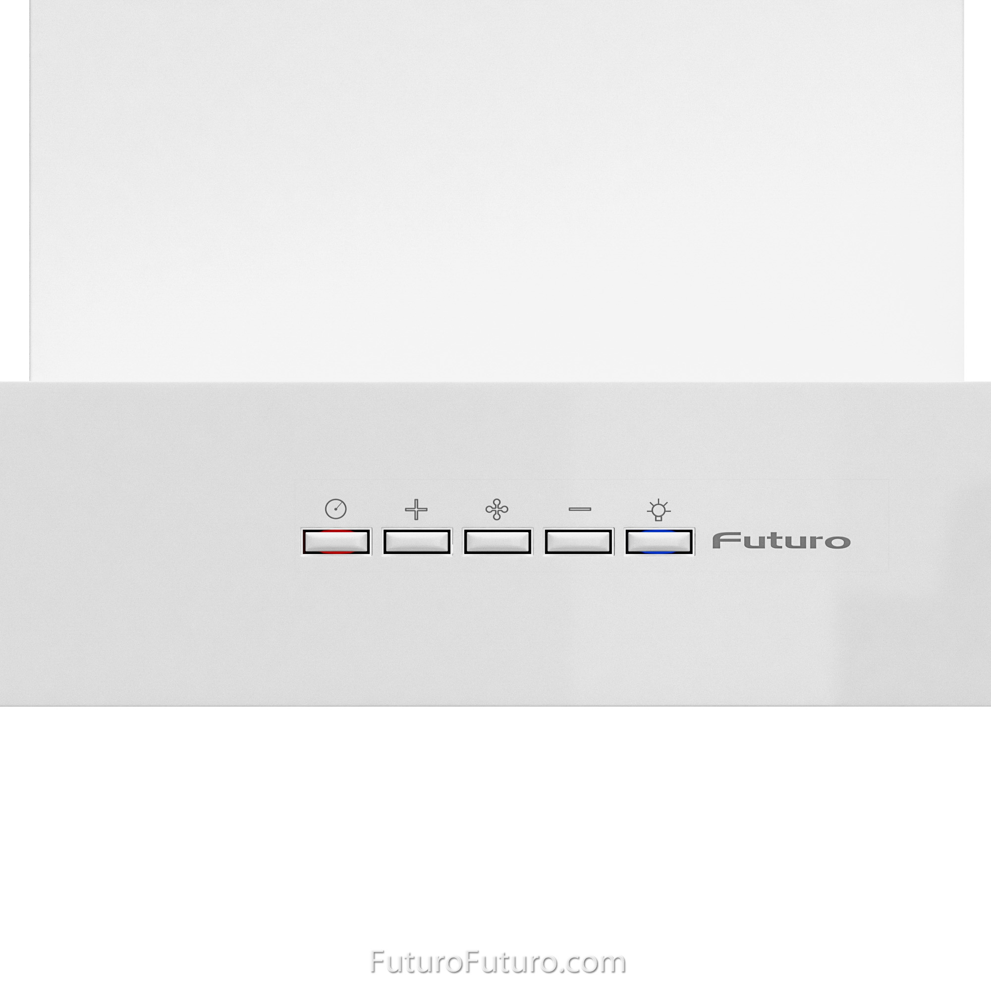 36″ Minimal White Island Range Hood IS36MINIMALWHT