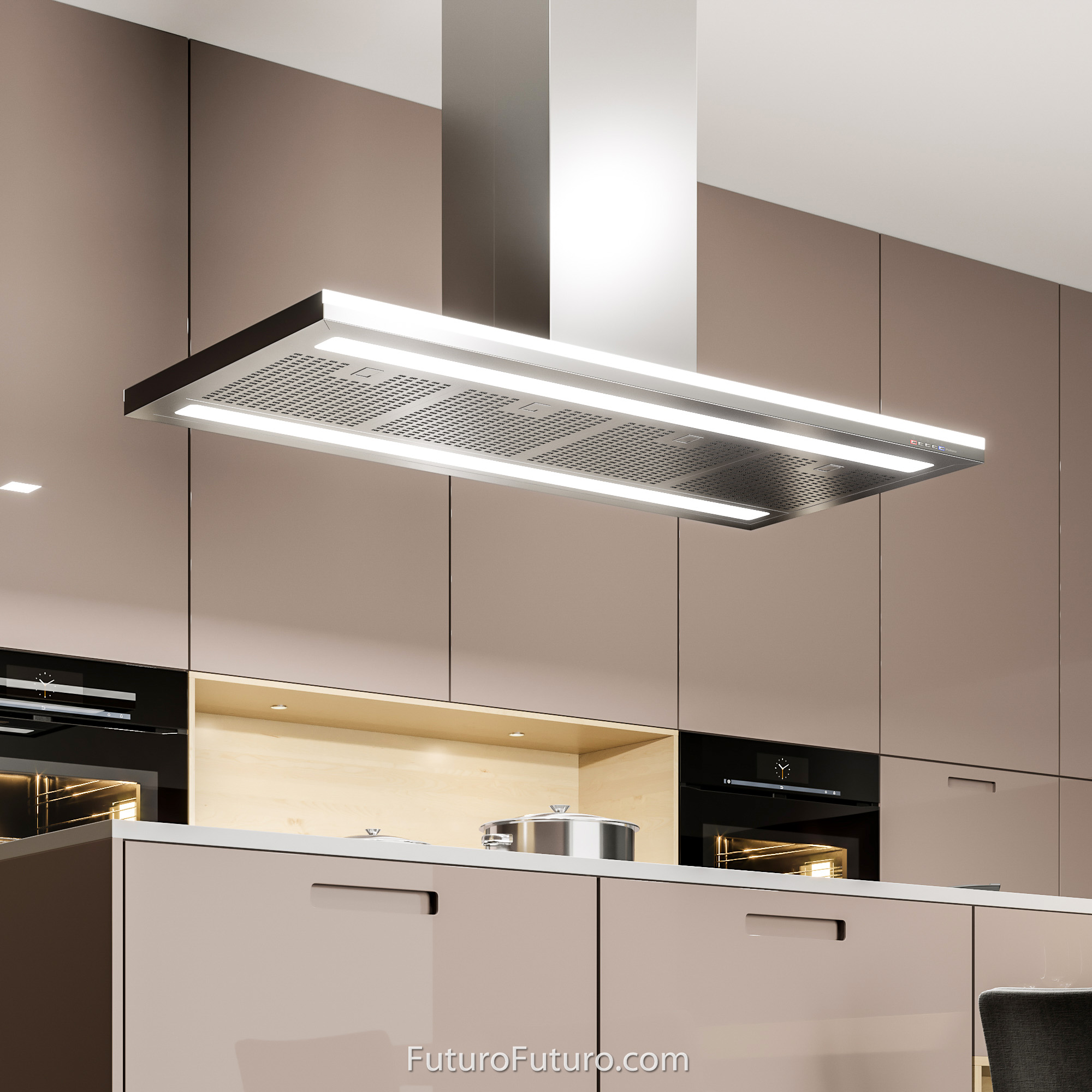 48″ Streamline Island Range Hood IS48STREAMLINEWHT