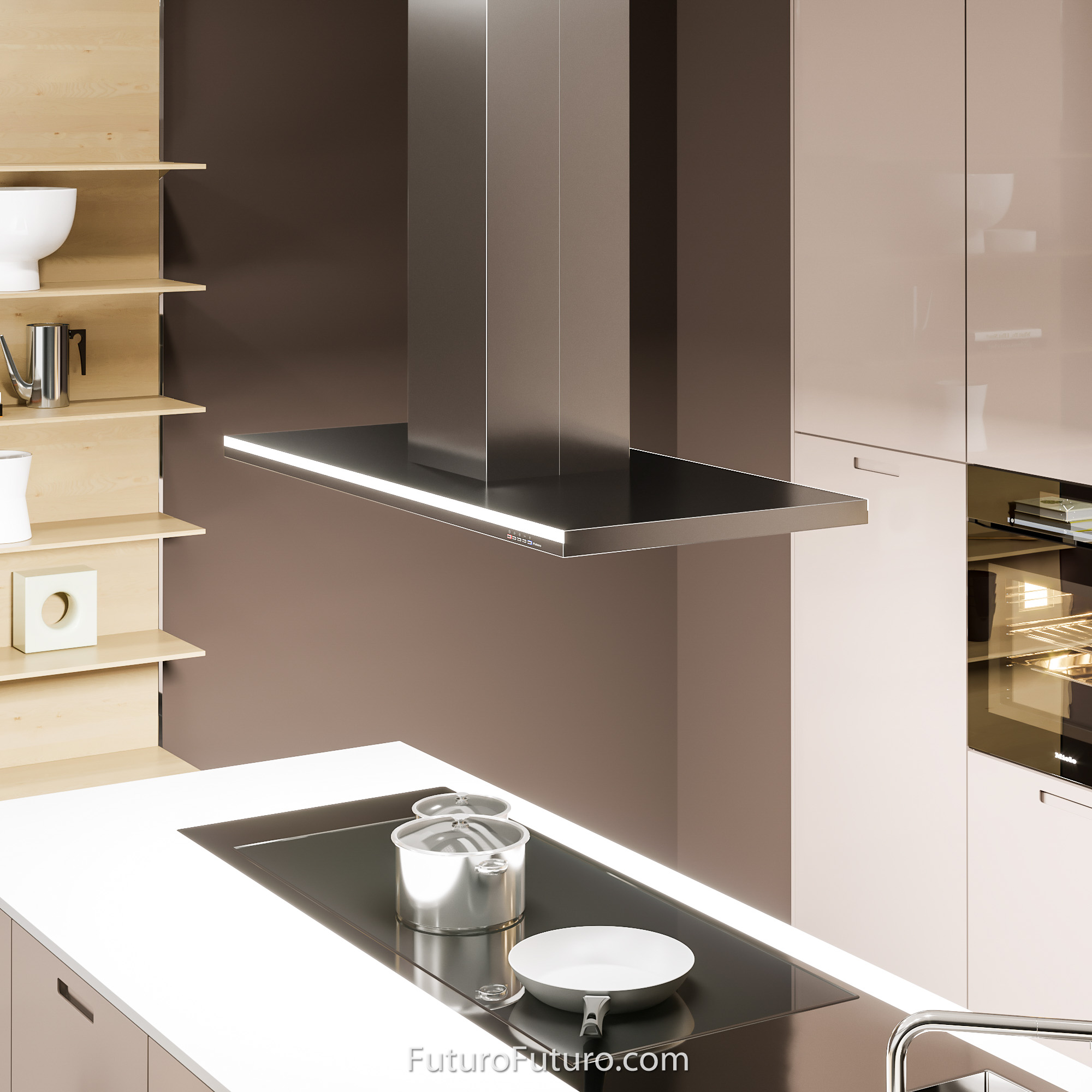 48″ Streamline Island Range Hood IS48STREAMLINEWHT