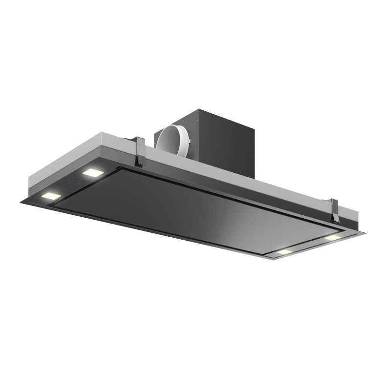 50″ Stealth Black Ceiling/Soffit Range Hood IS50STEALTHBLK