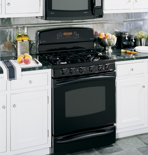 30" Free-Standing Dual-Fuel Double Oven Range J2B918BEKBB