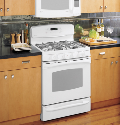 30" Free-Standing Dual-Fuel Double Oven Range J2B918WEKWW