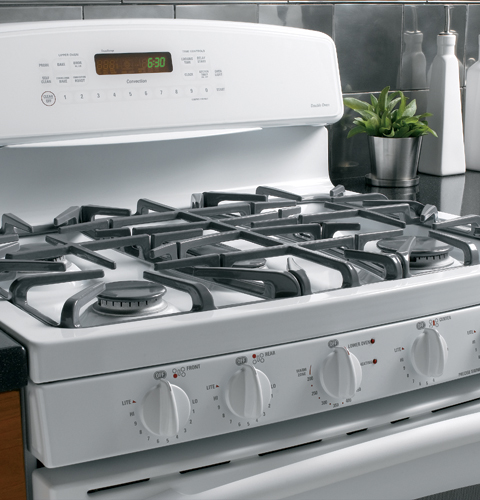 30" Free-Standing Dual-Fuel Double Oven Range J2B918WEKWW