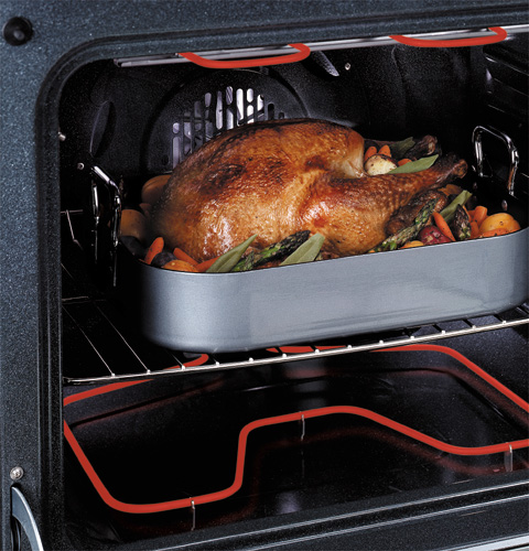 30" Free-Standing Dual-Fuel Double Oven Range J2B918WEKWW
