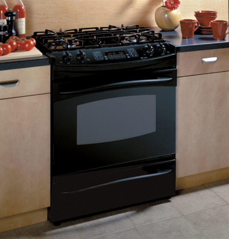 30" Dual Fuel Slide-In Range J2S968BHBB